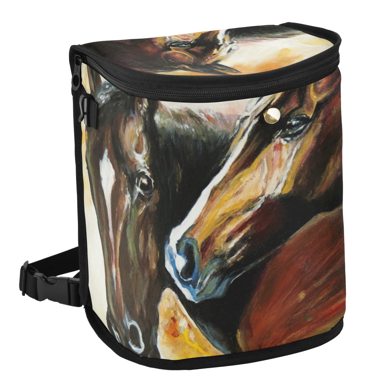 ALAZA Dinosaur Car Trash Can - Waterproof Collapsible Garbage Bag, Multipurpose Car Organizer for Road Trips, Camping, and Office Use