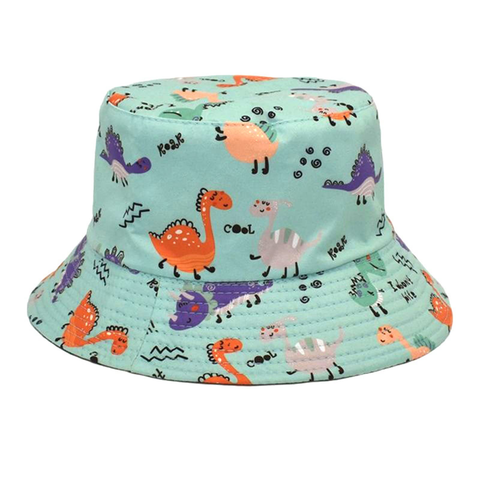 **Adjustable Kids Sun Hat with Chin Strap - Cute Cartoon Duck Bucket Cap for Summer & Spring - Perfect for Outdoor, Beach, and Playtime**
