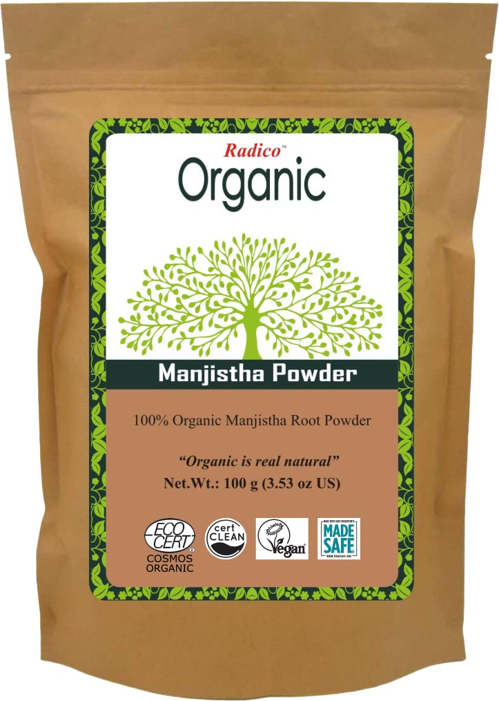 Organic Manjistha Hair Treatment Powder - 100% Natural Herbal Remedy for Soft, Shiny & Healthy Hair | Anti-Hair Loss, Repair & Nourish Damaged Hair | Prevents Dandruff & Hair Thinning | 100g | Perfect for Daily Hair Care & Scalp Treatment at Home