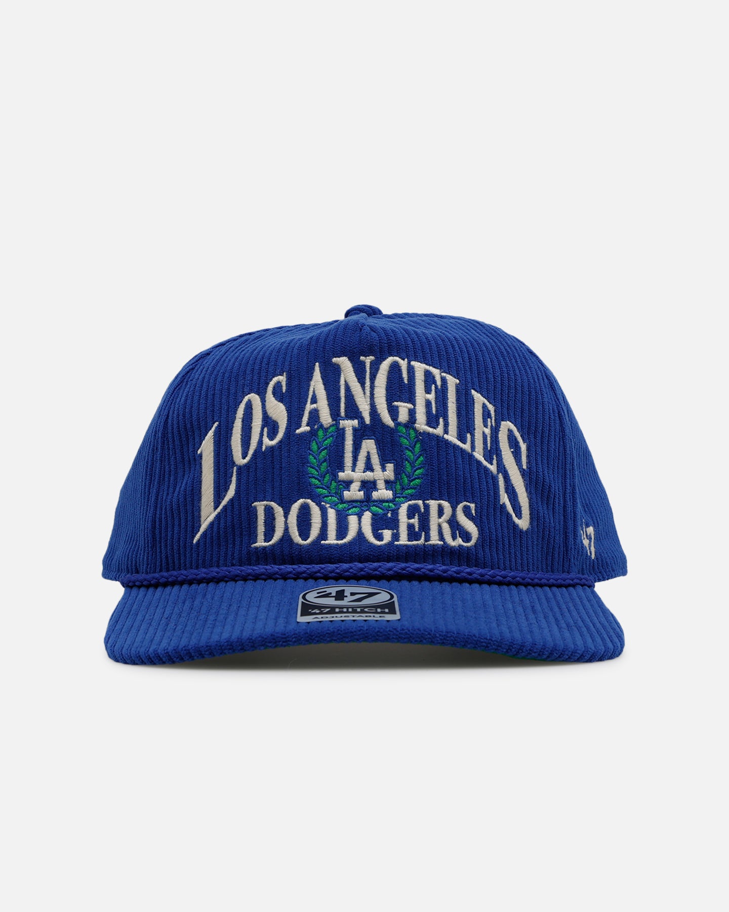 47 Brand Los Angeles Dodgers 'Pitchout' 47 Hitch Corduroy Snapback Hat - Blue Baseball Cap for Men & Women, Perfect for Games, Streetwear & Casual Outfits