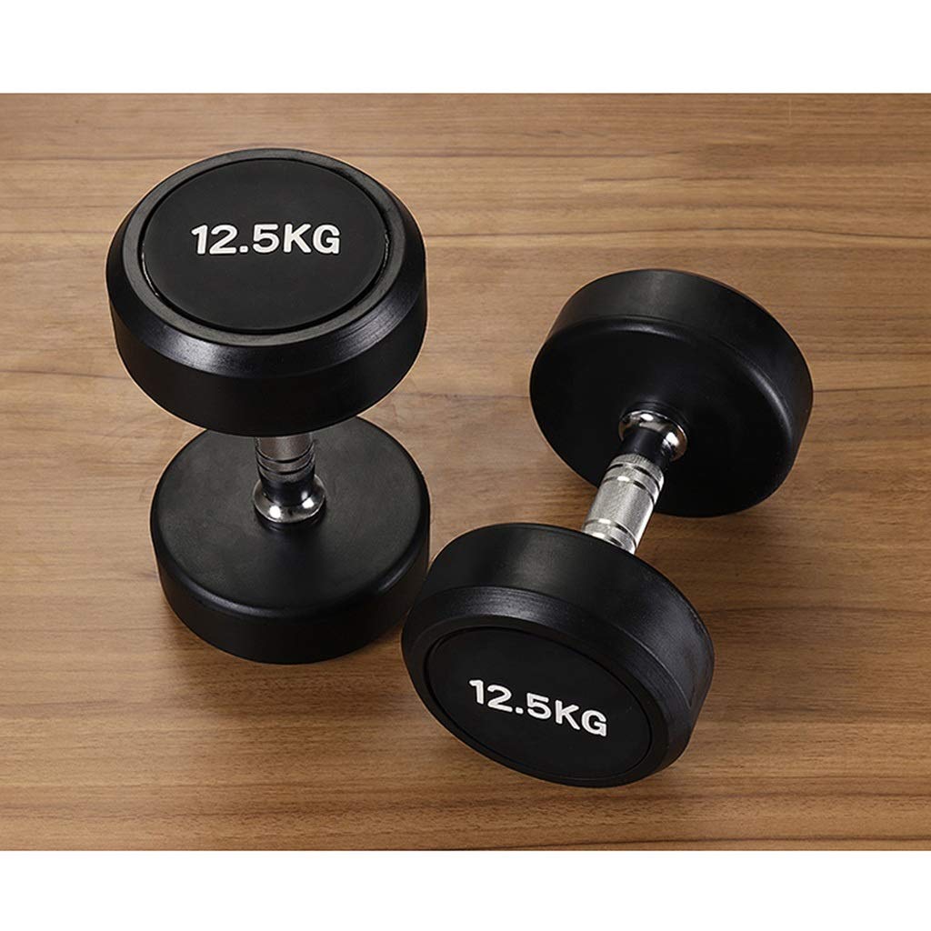 FHPEWXDG Small Dumbbell Set - 2.5kg/5kg/10kg/12.5kg/15kg Cast Iron Weights for Strength Training & Home Gym Workouts - Perfect for Men's Fitness, Muscle Building & Beginner Exercises