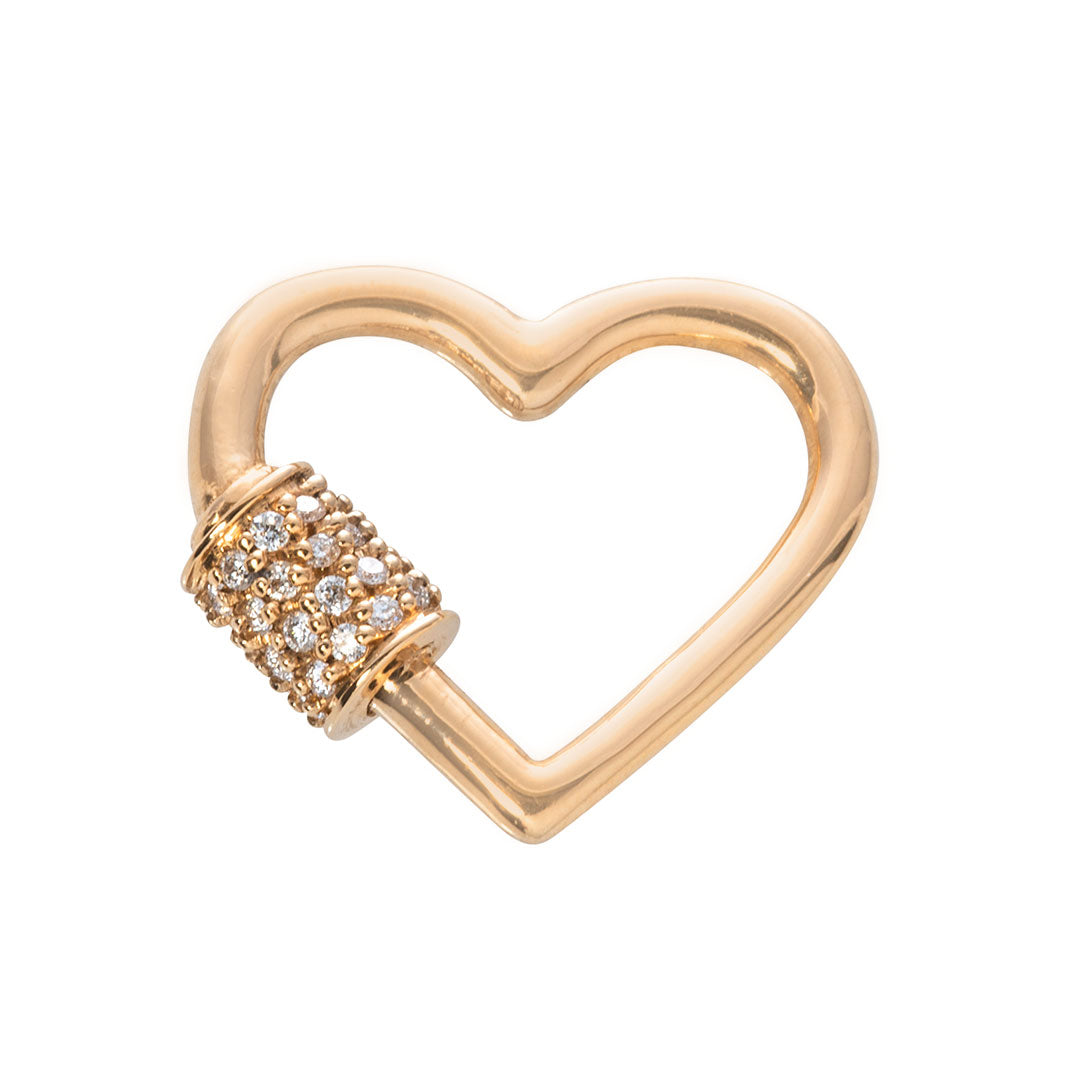 14K Gold Diamond Baby Heart Lock Necklace - Elegant Jewelry Gift for Women & Girls - Perfect for Valentine's Day, Anniversary & Special Occasions