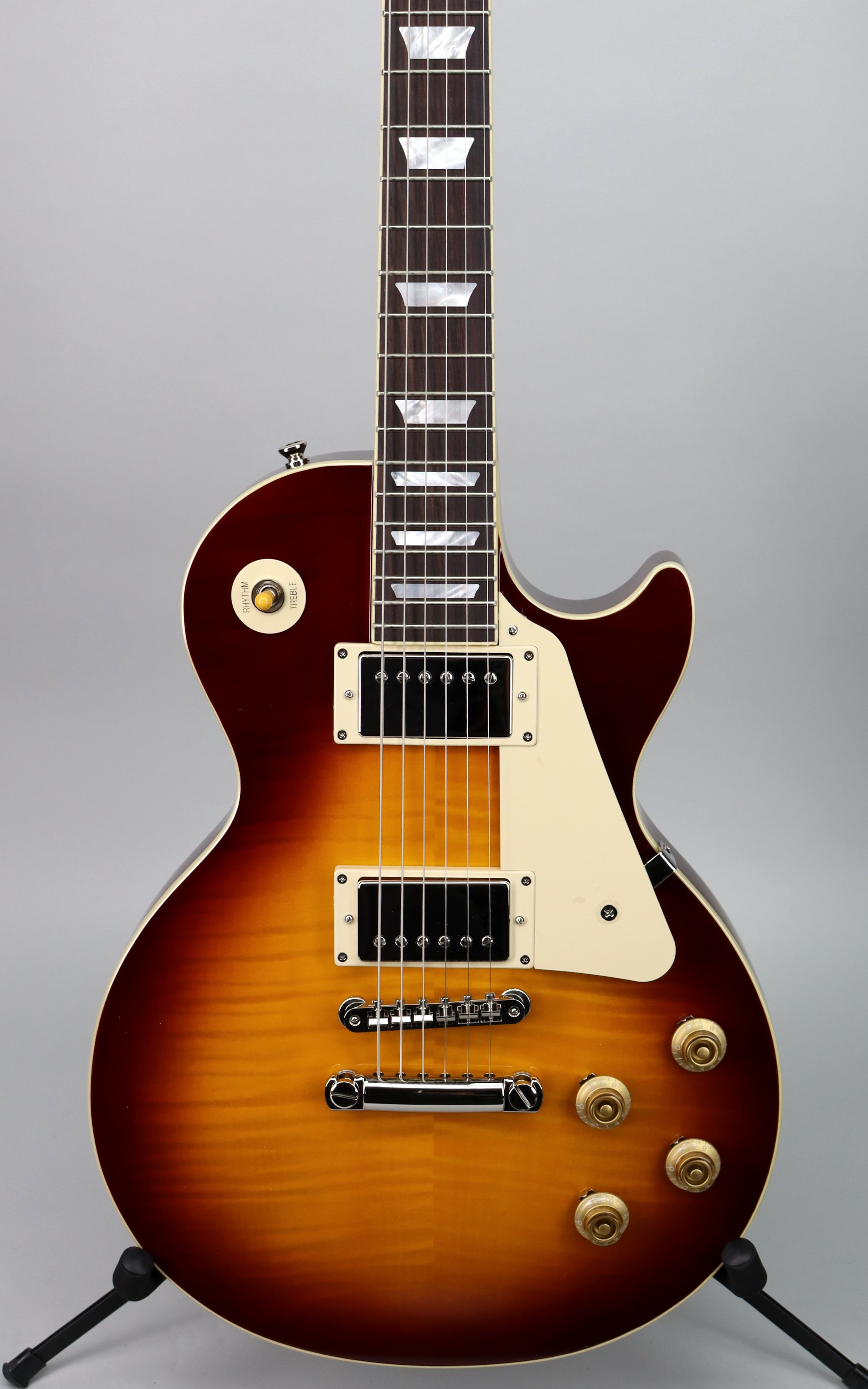 Epiphone Inspired by Gibson Custom '59 Les Paul Standard Electric Guitar - Deep Cherry Sunburst Finish | Premium Tone & Playability | Perfect for Rock, Blues & Studio Recording