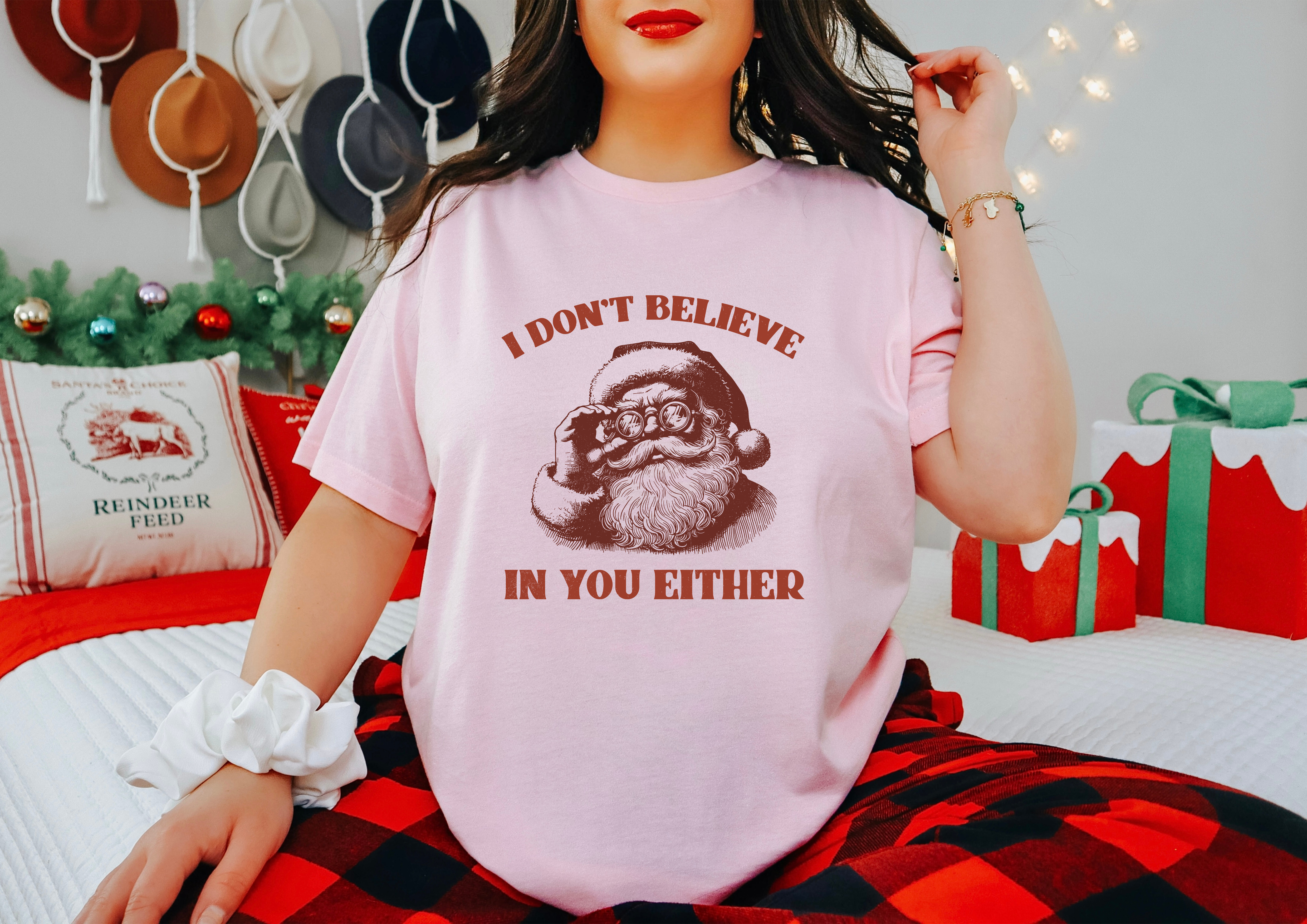 I Don't Believe In You Either T-Shirt - Funny Sarcastic Graphic Tee - Multiple Colors Available - Perfect for Casual Wear, Gifts & Protest Statements