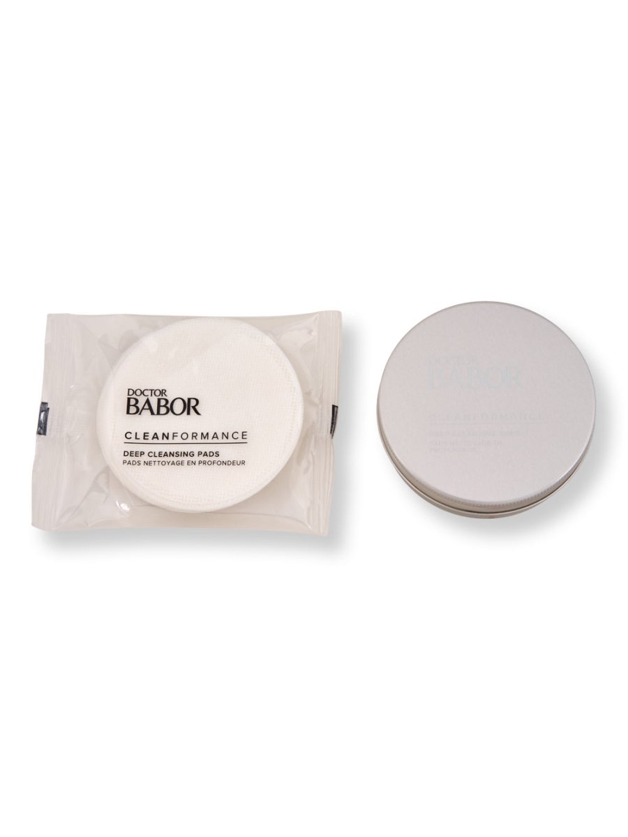 Babor Cleanformance Deep Cleansing Pads - 20 Count | Exfoliating & Purifying Facial Wipes for Clear Skin | Perfect for Travel, Gym & Daily Skincare Routine