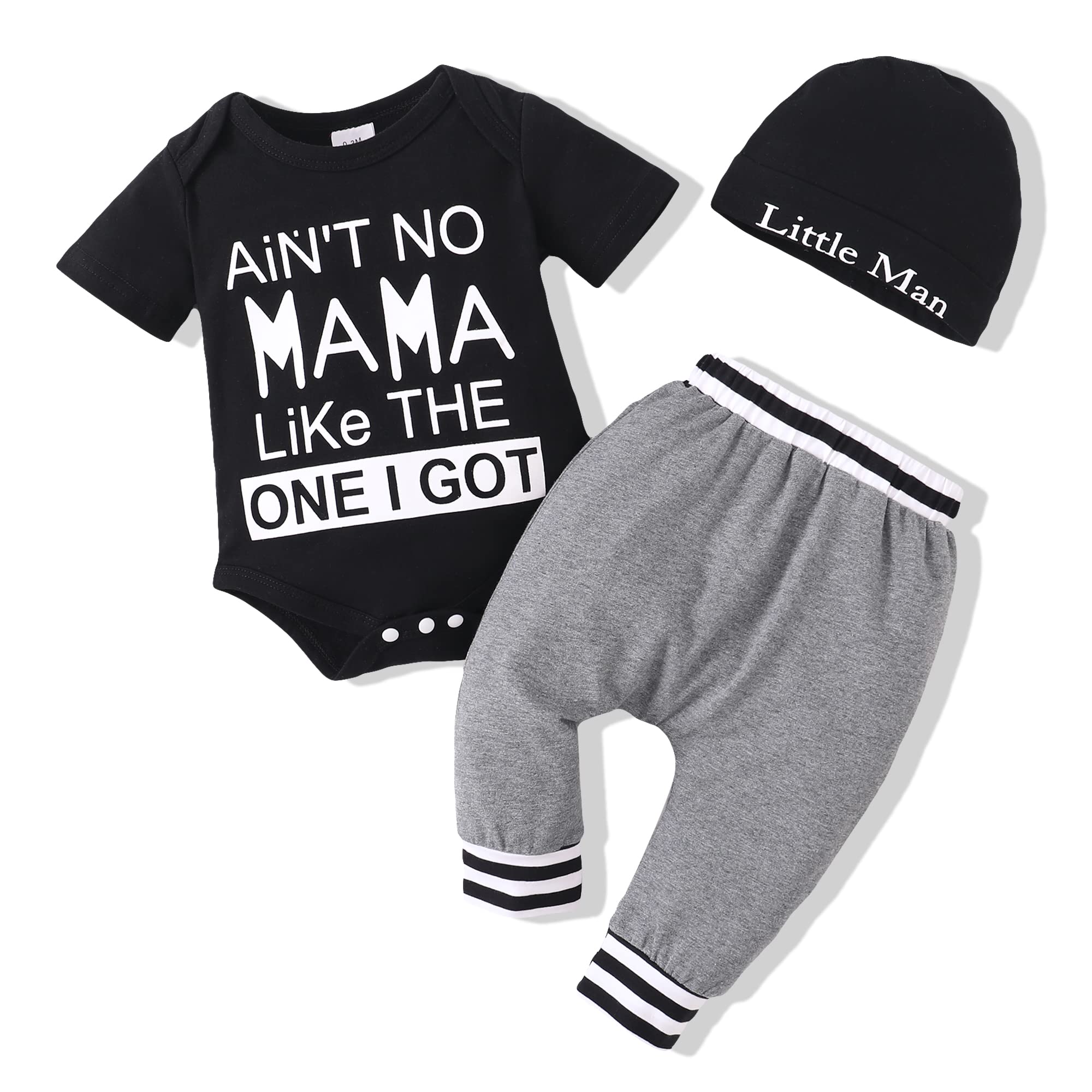 Renotemy Newborn Baby Boy Clothes Set - Soft Cotton Long Pants Outfits for Toddlers | Perfect for Daily Wear, Photo Shoots & Special Occasions