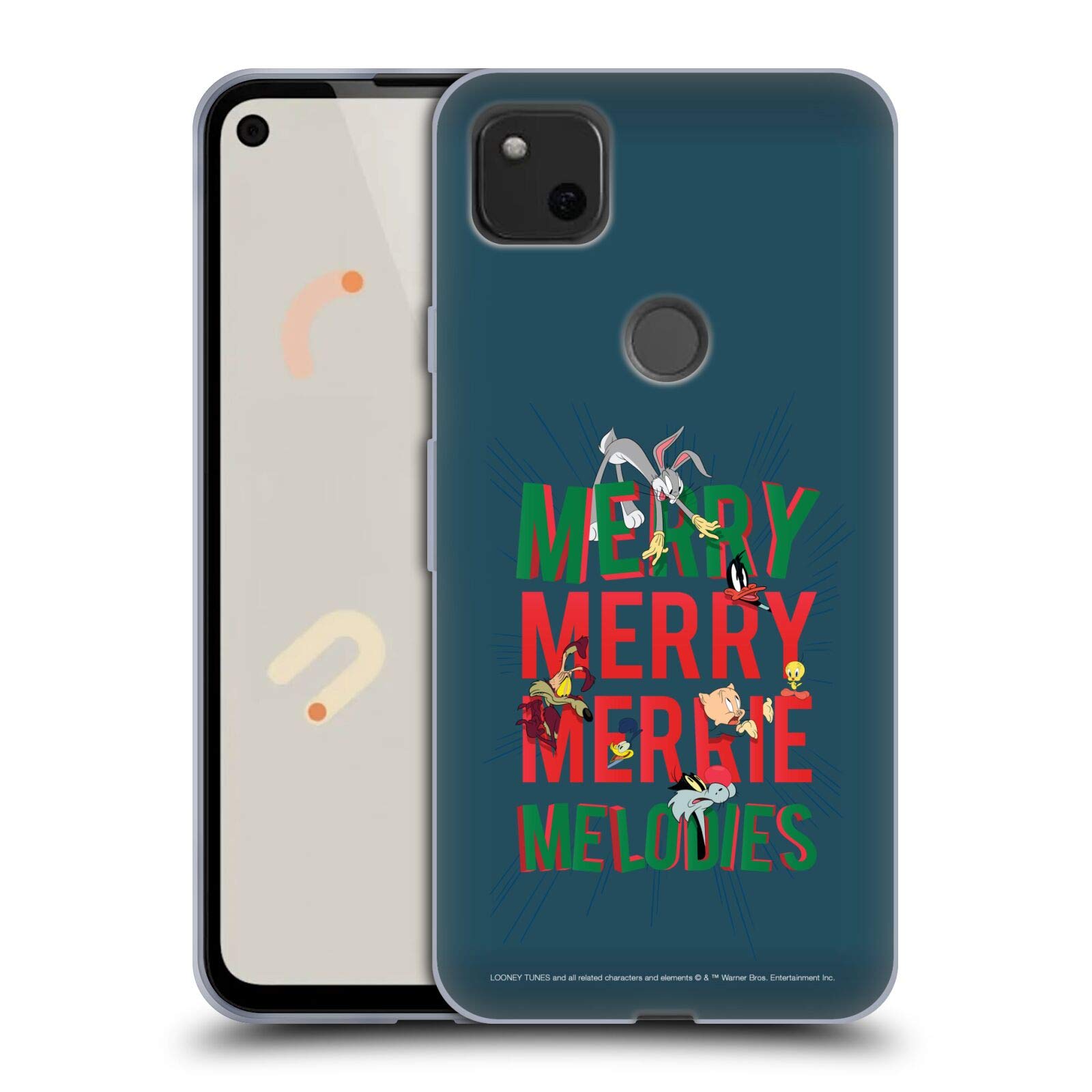 Looney Tunes Pixel 4a Case - Officially Licensed Soft Gel Cover for Daily Use