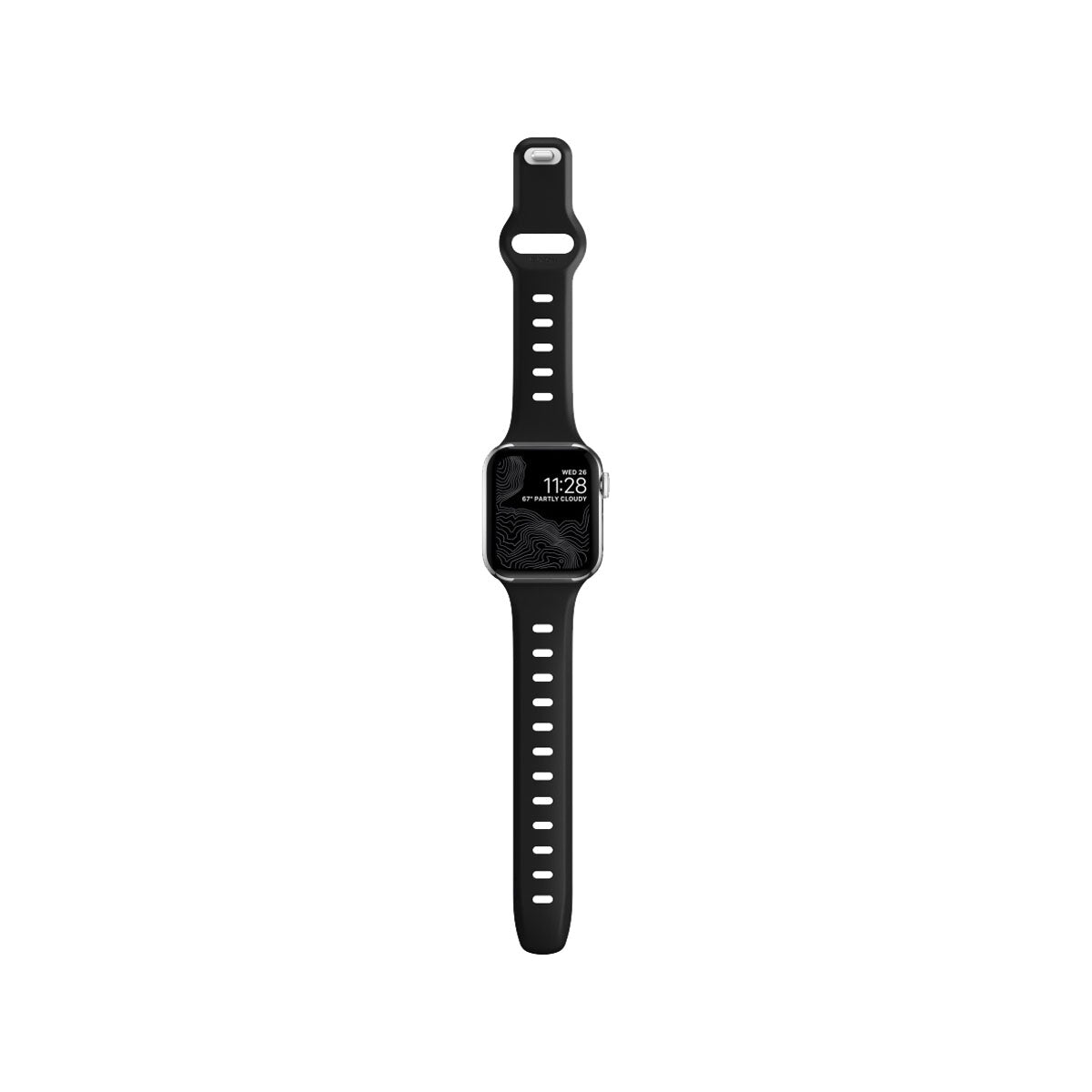 Nomad Sport Slim Band for Apple Watch 40mm/41mm - Premium Durable Black Strap for Workouts & Everyday Wear