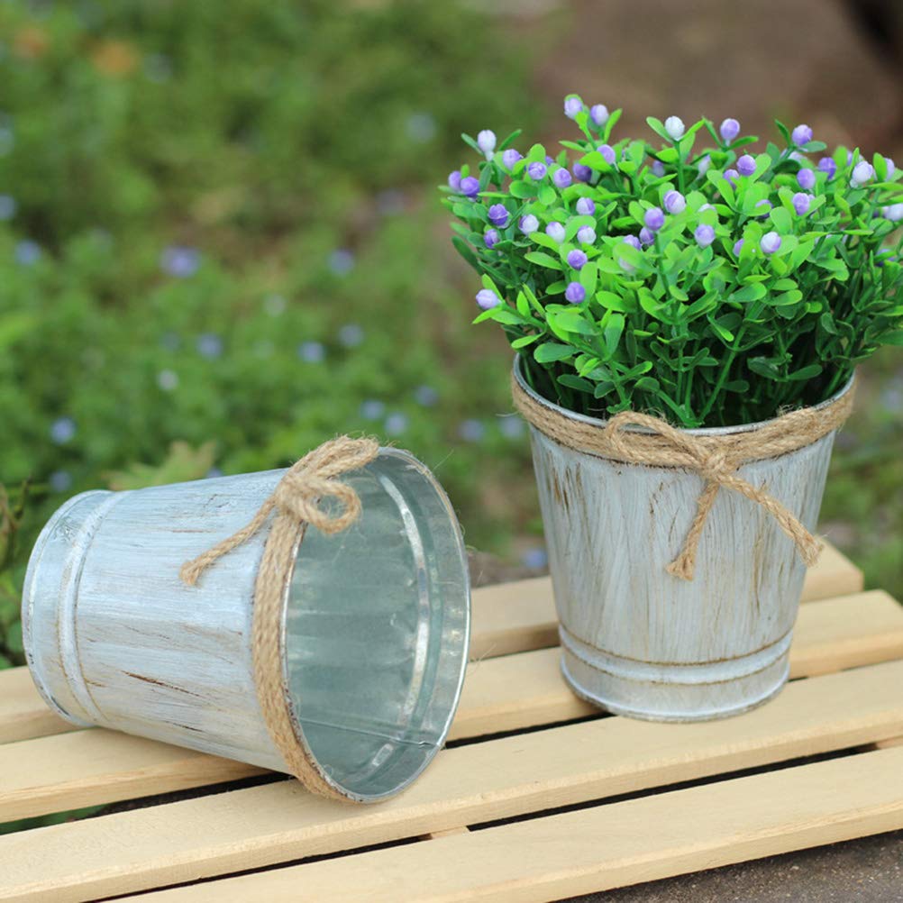 Cabilock Iron Vase - Decorative Metal Pot for Home & Garden Decor - Perfect for Floral Arrangements, Centerpieces, and Rustic Home Decor