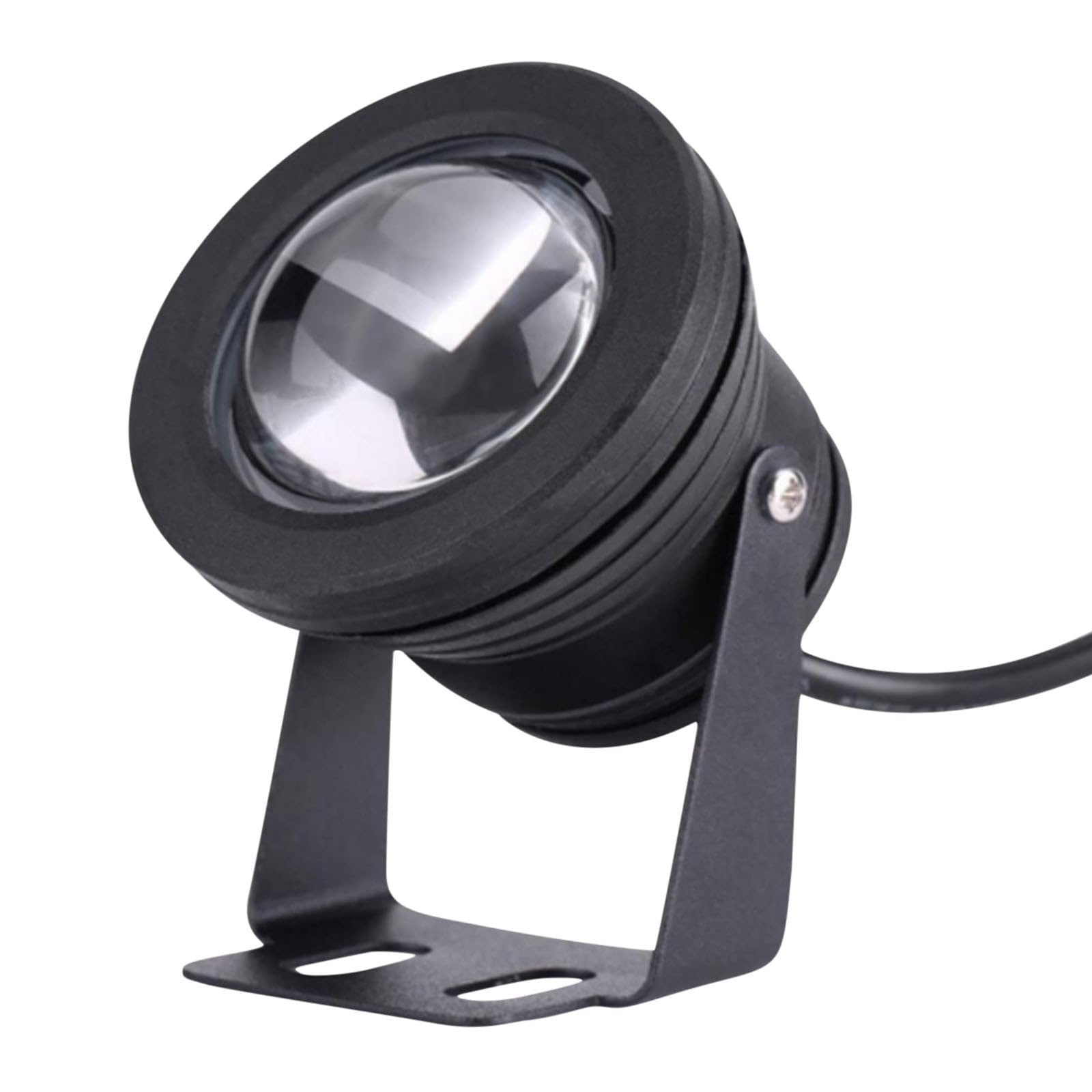 GAENZA 12V Waterproof LED Submersible Lights for Pools & Ponds - Outdoor Underwater Lighting, Warm White Flood Light (Silver/Black) - Perfect for Garden, Fountain, Aquarium & Landscape Decoration