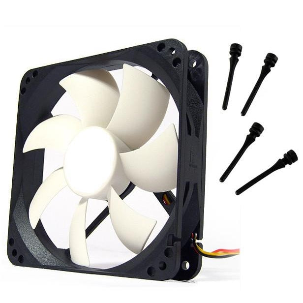 Nexus D12SL 120mm x 120mm x 25mm Ultra Quiet PC Case Fan - Perfect for Gaming Rigs, Workstations & Silent Computer Builds