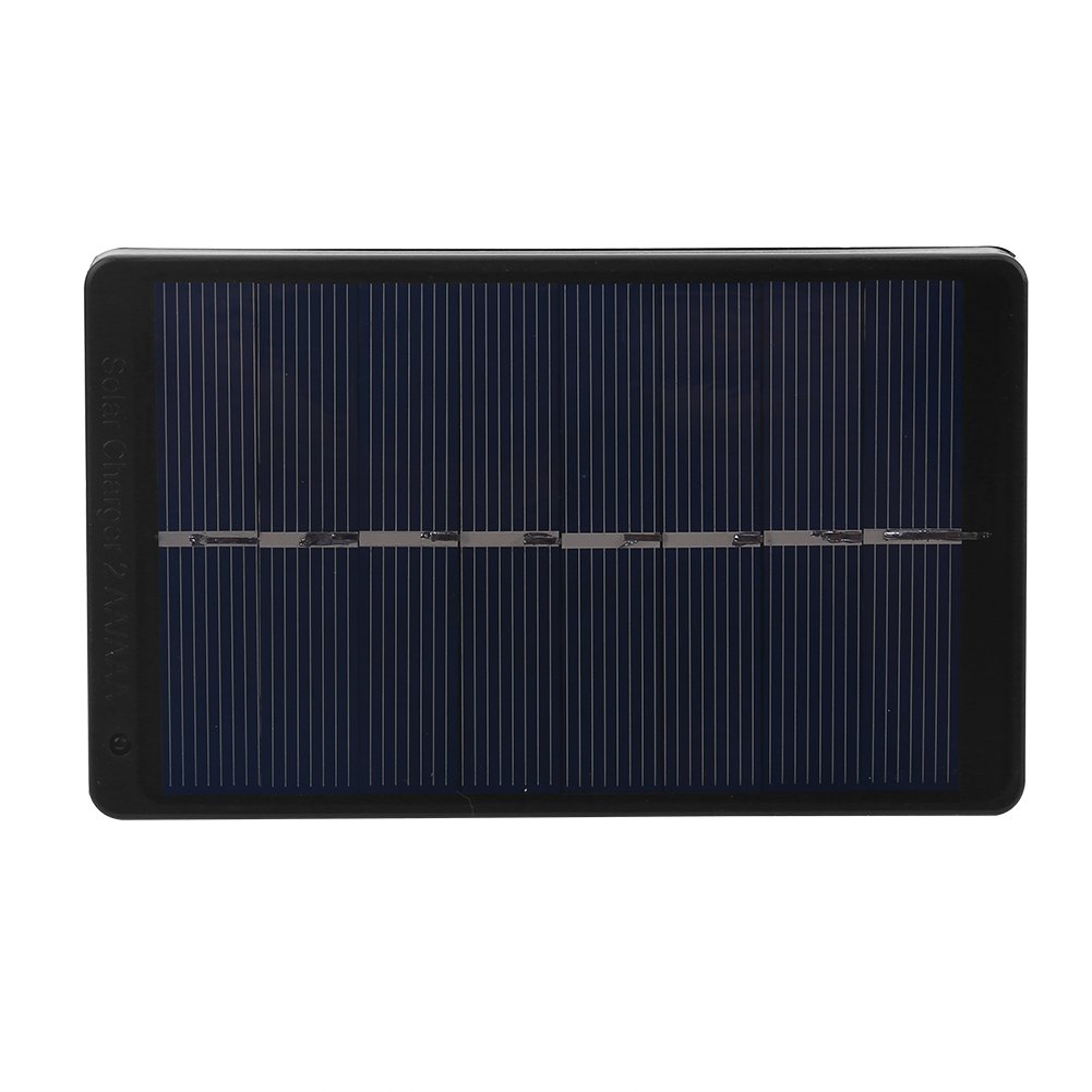 Portable Solar AA AAA Battery Charger - 1W 4V Solar-Powered Rechargeable Battery Charger for AA & AAA Batteries - Compact Solar Charging Box for Camping, Hiking & Emergency Power Backup