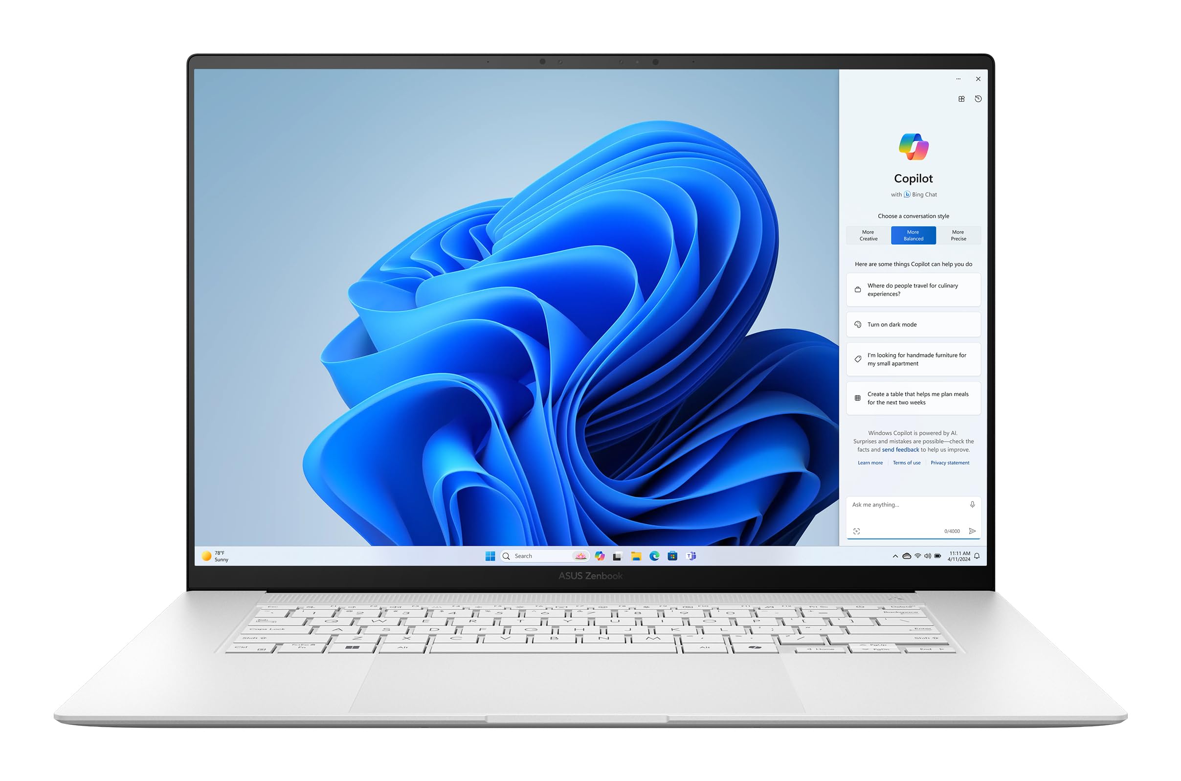 ASUS Zenbook S 16 UM5606WA-RJ091W Laptop - AMD Ryzen AI 9 HX 370, 16