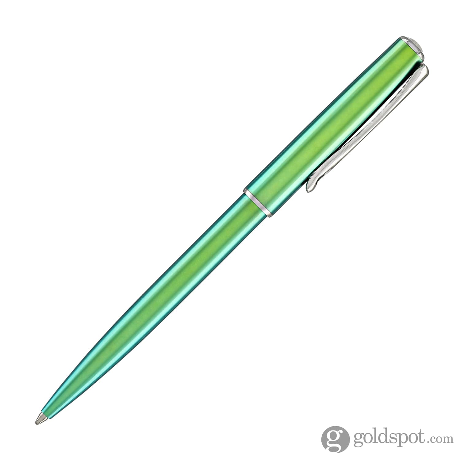Diplomat Traveller Ballpoint Pen in Funky Green - Premium Writing Instrument for Office, School & Travel - Perfect Gift for Professionals & Students