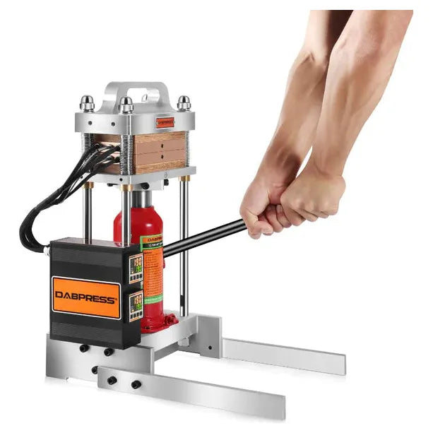 Dabpress 12 Ton Hydraulic Rosin Press Machine for DIY Rosin Extraction - Perfect for Home Use, Cannabis Concentrates, and Essential Oil Making