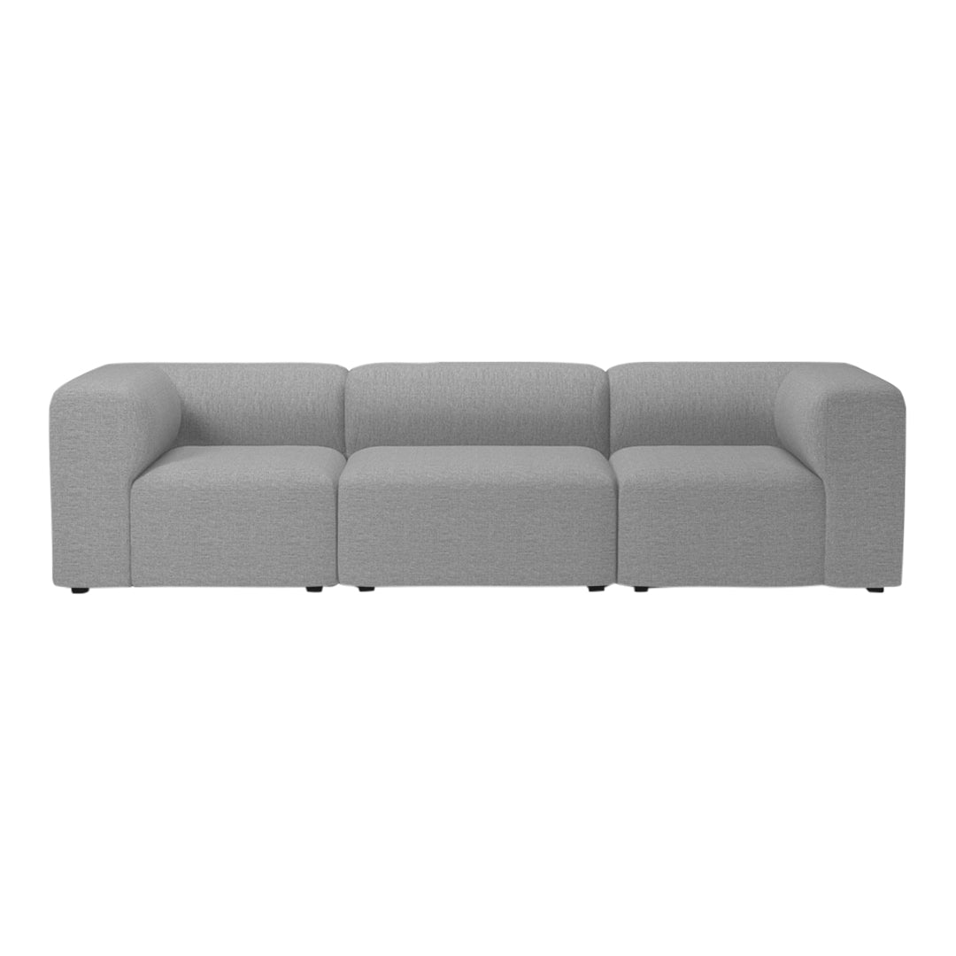Modern 3-Seater Angle Sofa - Comfortable L-Shaped Sectional Couch for Living Room, Lounge & Small Spaces - Perfect for Apartments, Dorms & Home Theater Seating