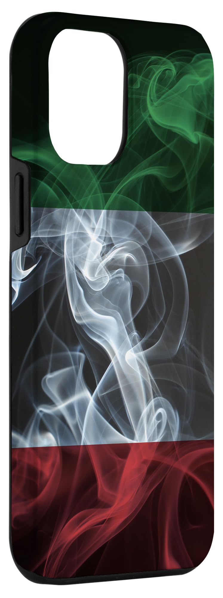 iPhone 12 Pro Max Case - Smoky Italy Flag Design, Italian Pride Protective Cover | Perfect for Travel, Gifts & Showing National Pride