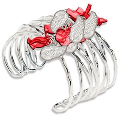 Detroit Red Wings NHL Championship Bracelet - Officially Licensed Hockey Fan Jewelry for Men & Women - Perfect for Games, Parties & Sports Celebrations