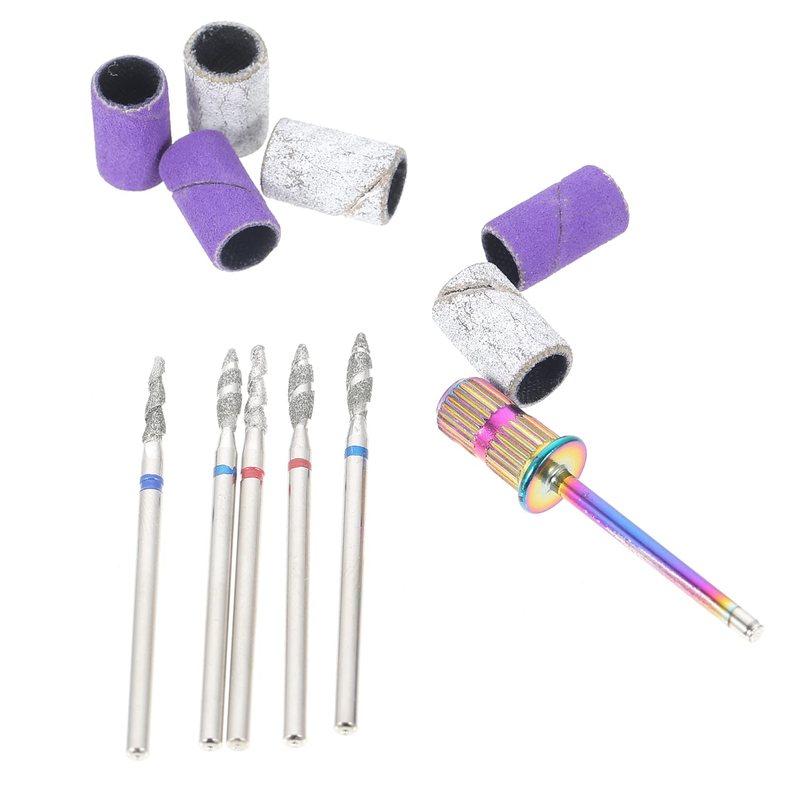 FOMIYES Electric Nail Drill Kit - Professional Manicure & Pedicure Set with Nail Polisher, Cleaning Gel, Exfoliating Corundum Bits for Salon & Home Use