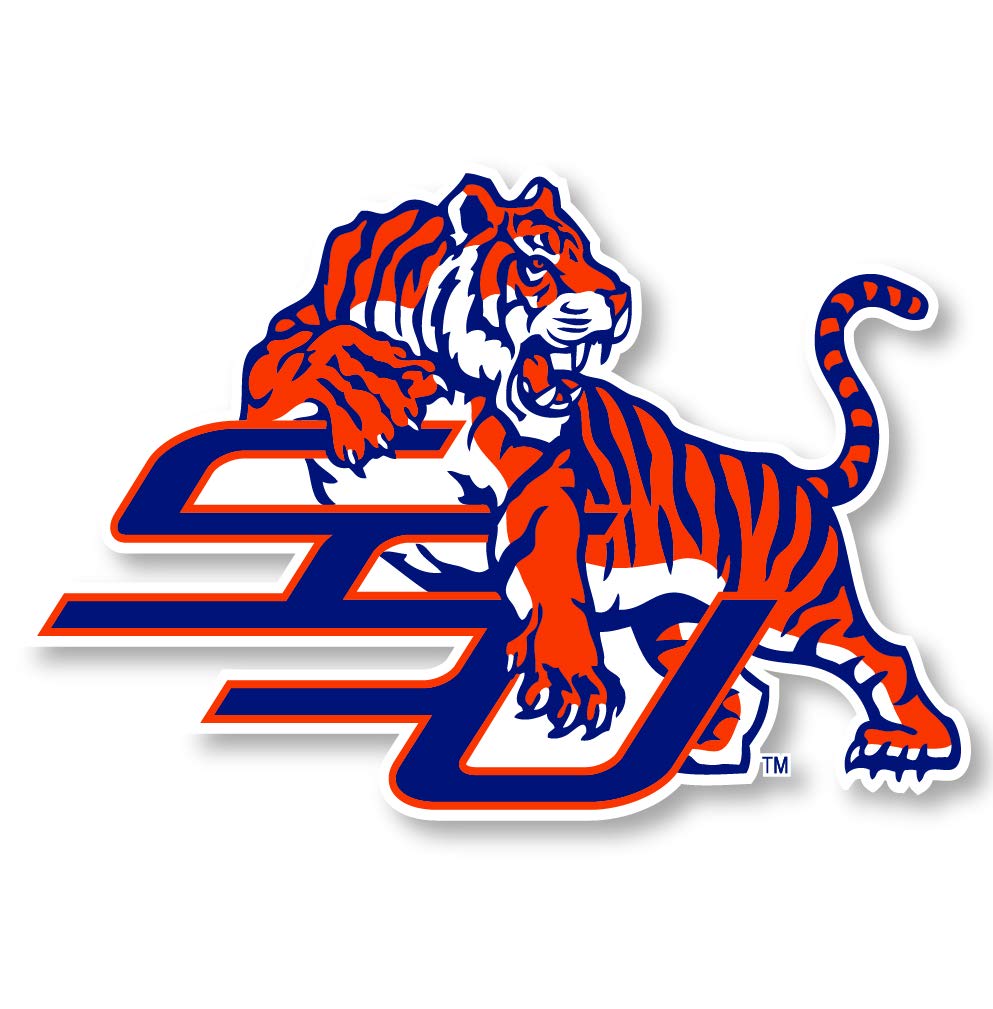 Savannah State University 12 Inch Mascot Vinyl Decal Sticker 4-Pack - Officially Licensed College Stickers for Laptops, Cars, Windows & School Spirit