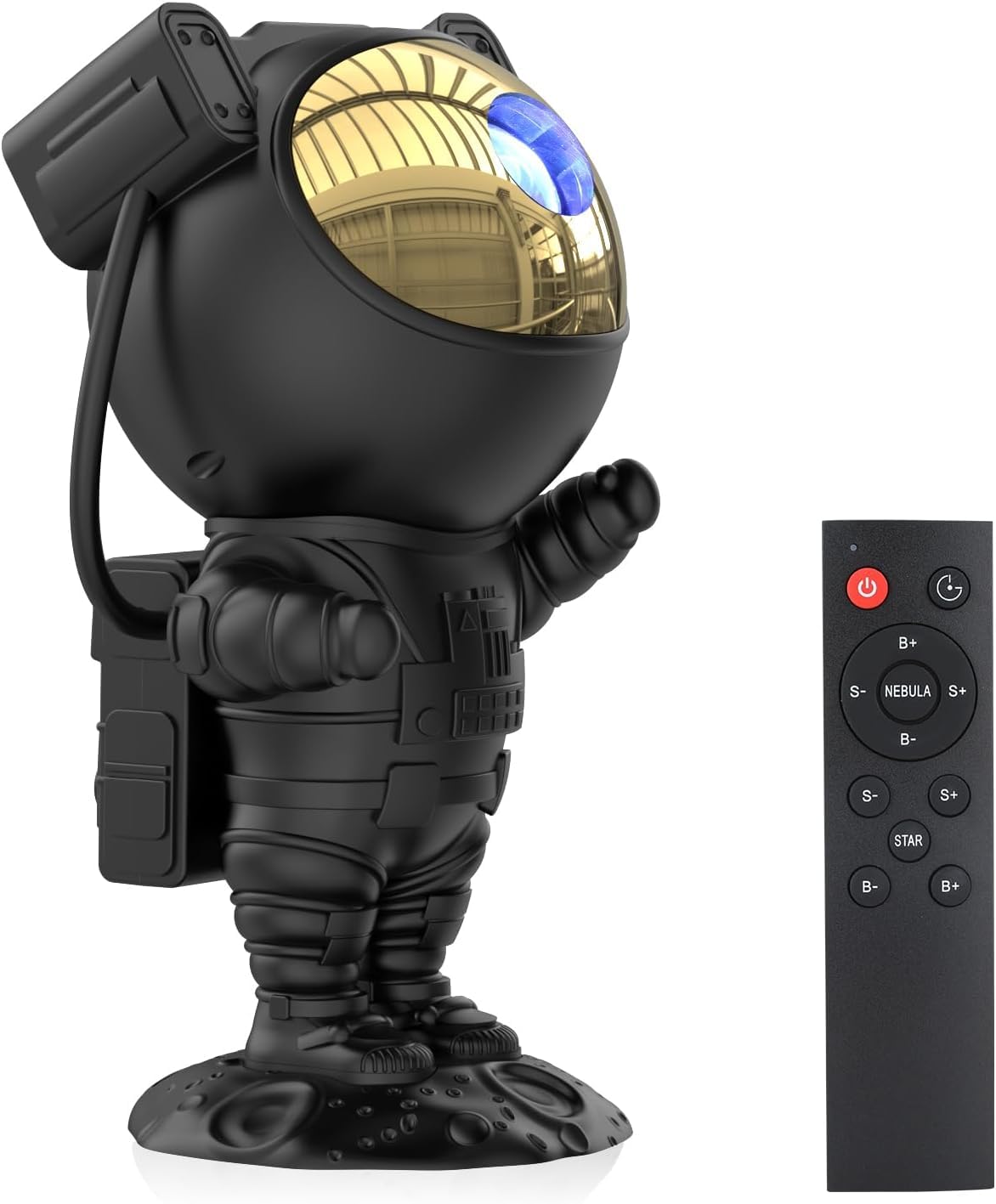 Astronaut Galaxy Projector with Timer & Remote Control - 360° Rotatable Star Night Light for Kids & Adults | Perfect for Bedrooms, Gaming Rooms, Parties & Home Decor | Creates Relaxing Ambience for Sleep, Meditation & Entertainment