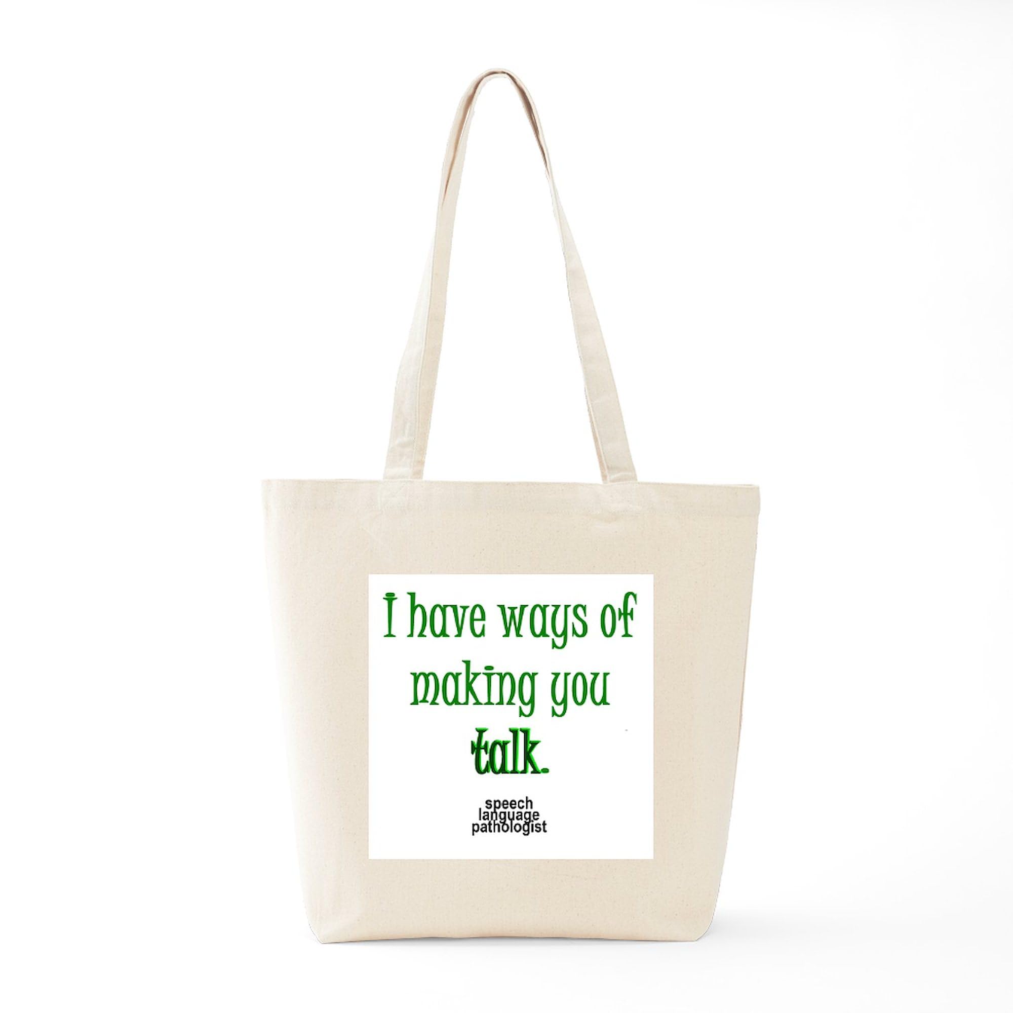 Ways of Making You Talk Tote Bag - Natural Canvas Reusable Shopping Bag for Groceries, Beach & Everyday Use | Funny Slogan Tote | Eco-Friendly Cotton Tote Bag