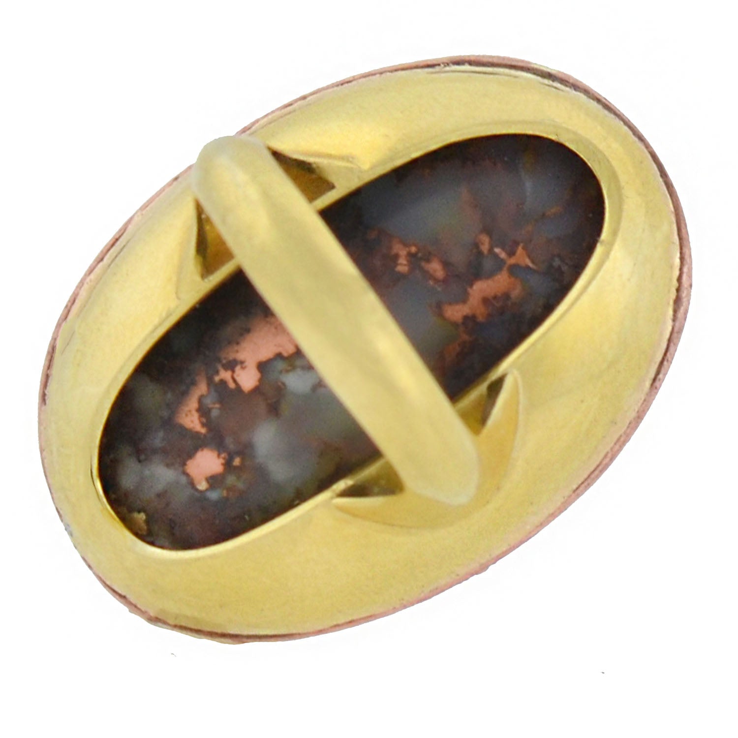 Victorian Style 18K Gold in Quartz Statement Ring for Women - Elegant Jewelry Gift for Weddings, Parties & Special Occasions