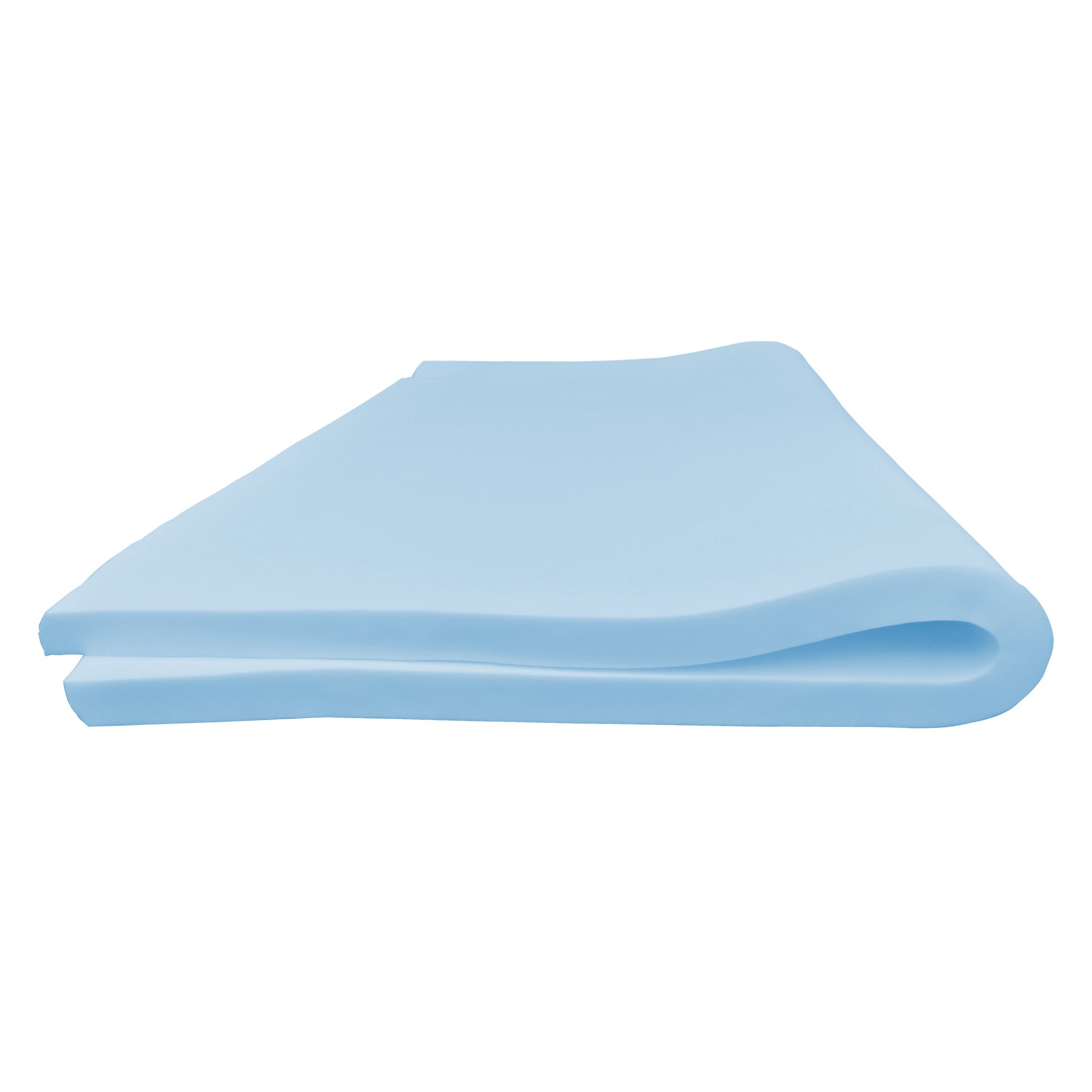 Baldiflex Memory Foam Mattress Topper - Queen Size 160x190x7cm - Removable Maxicool Cover, Breathable, Ergonomic, Anti-Allergy - Perfect for Back Pain Relief & Hot Sleepers - Ideal for Bedroom, Guest Room & Dorm Use