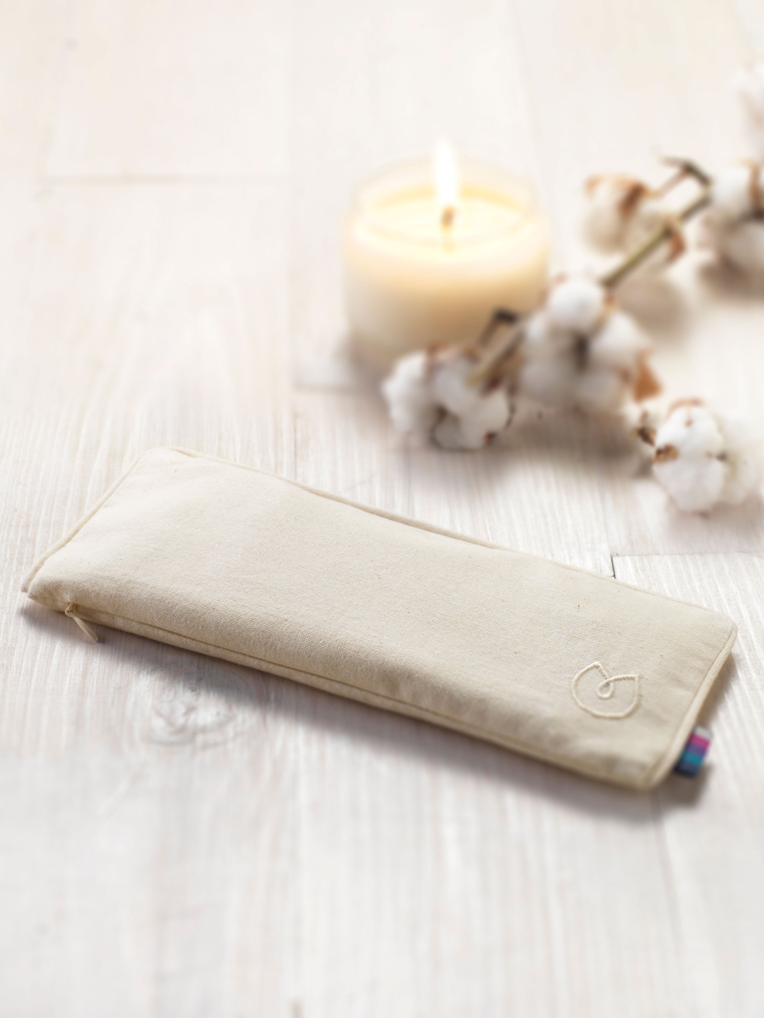 Yogamatters Organic Cotton Chambray Eye Pillow - Box of 10 for Yoga, Meditation & Stress Relief