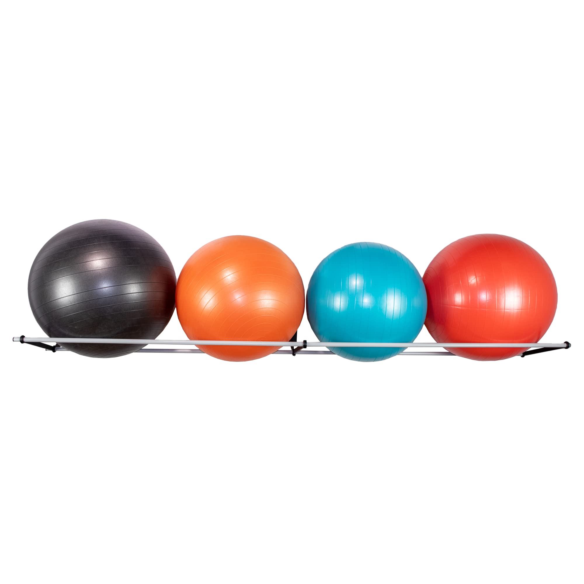 Vita Vibe Yoga Ball Storage Rack - USA Made Exercise Ball Holder for 10-36 Inch Stability & Yoga Balls - Perfect for Home Gym, Yoga Studio & Fitness Equipment Organization
