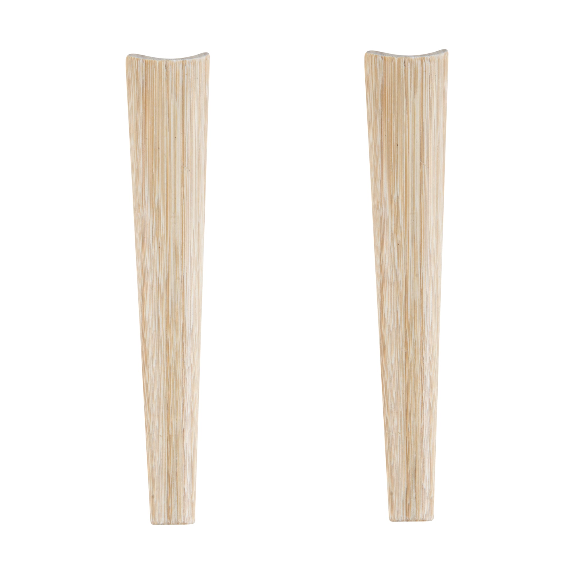 Bambuddha Natural Spun Bamboo Salad Servers Set - 2 Piece Eco-Friendly Utensils (9.75