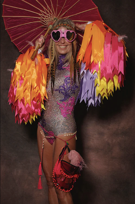 Sparkling Rhinestone Bodysuit Jumpsuit - Multi-Colored Sequin Costume for Carnival, Halloween & Party Wear | Perfect for Dance Performances, Cosplay & Festive Events