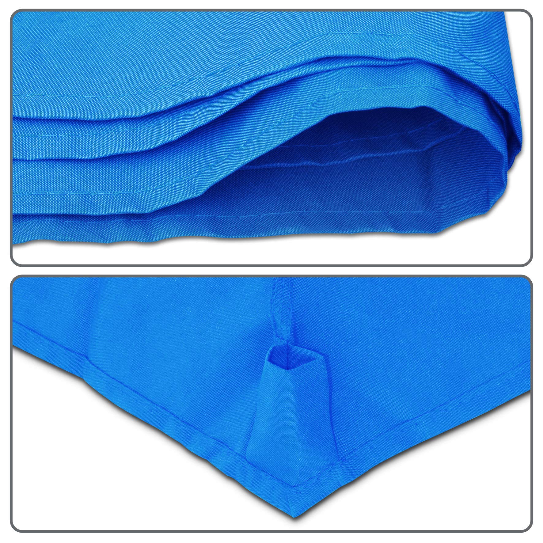 11.5ft Replacement Canopy for ROMA Cantilever Patio Umbrella - Heavy Duty 8-Rib Air Vent Design in Blue | Perfect for Outdoor Patio, Garden, Poolside & Backyard Shade