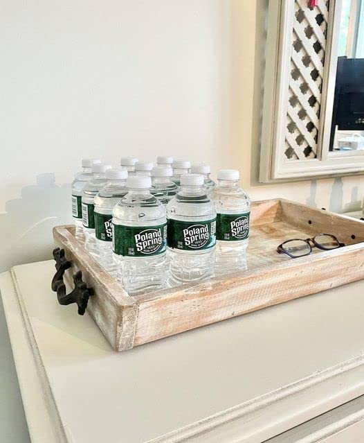 Poland Spring Water Bottles 24 Pack - 8 oz Mini Bottled Drinking Water | Pure Natural Spring Water for Kids Lunchboxes, Office Hydration, Gym Workouts & Outdoor Activities