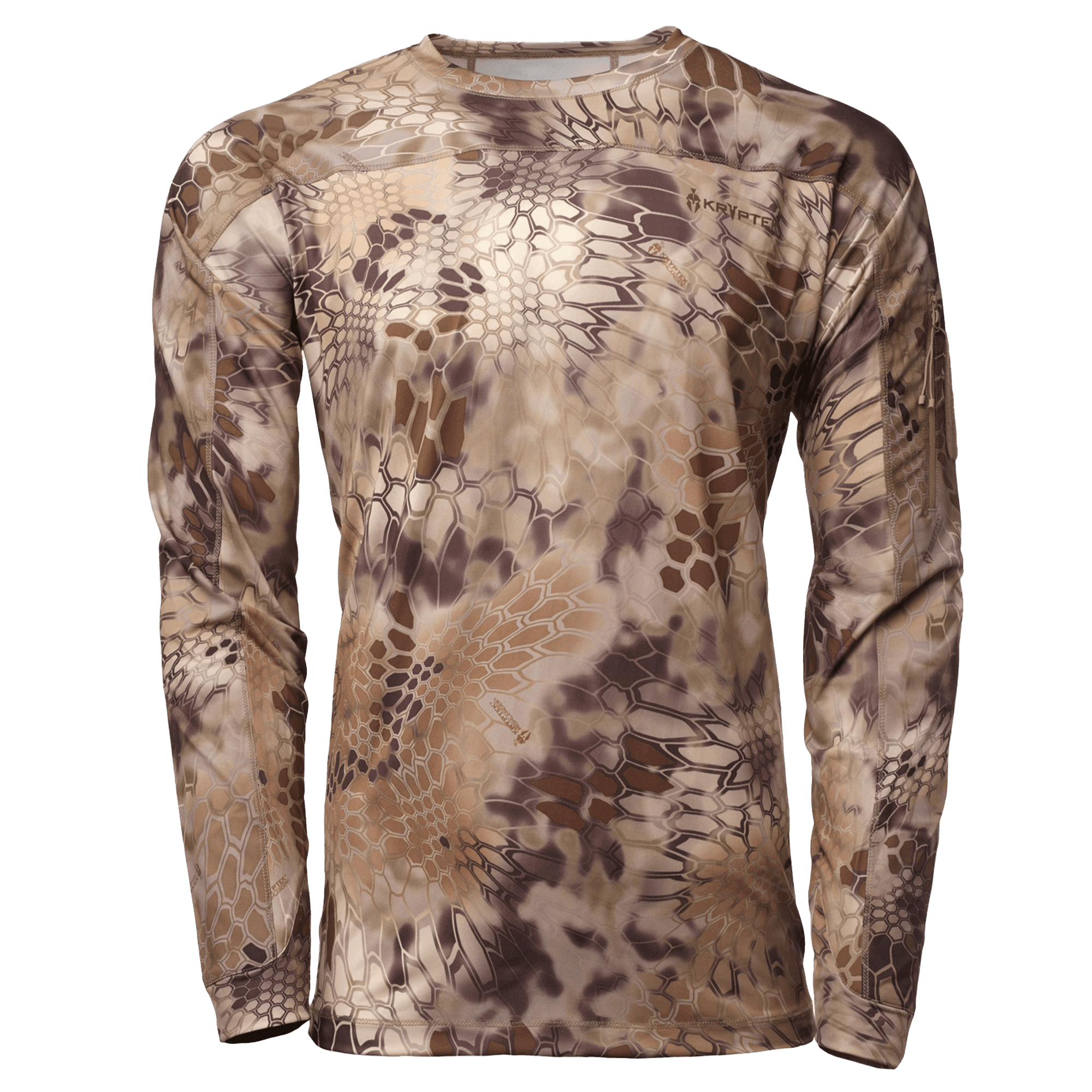 Valhalla Long Sleeve Crew Neck T-Shirt for Men - Soft Cotton Casual Shirt with Comfort Fit - Perfect for Outdoor Activities, Work & Everyday Wear
