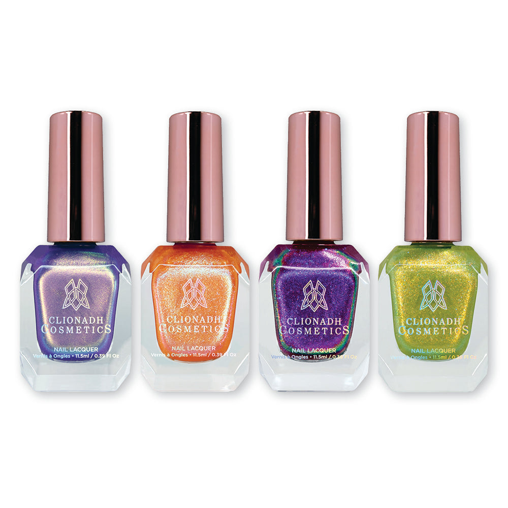 Premium Stained Glass Nail Polish Set - 6 Vibrant Colors for Gel & Acrylic Nails | Long-Lasting Chip-Resistant Nail Lacquer for Salon-Quality Manicures at Home | Perfect for Parties, Weddings & Special Occasions