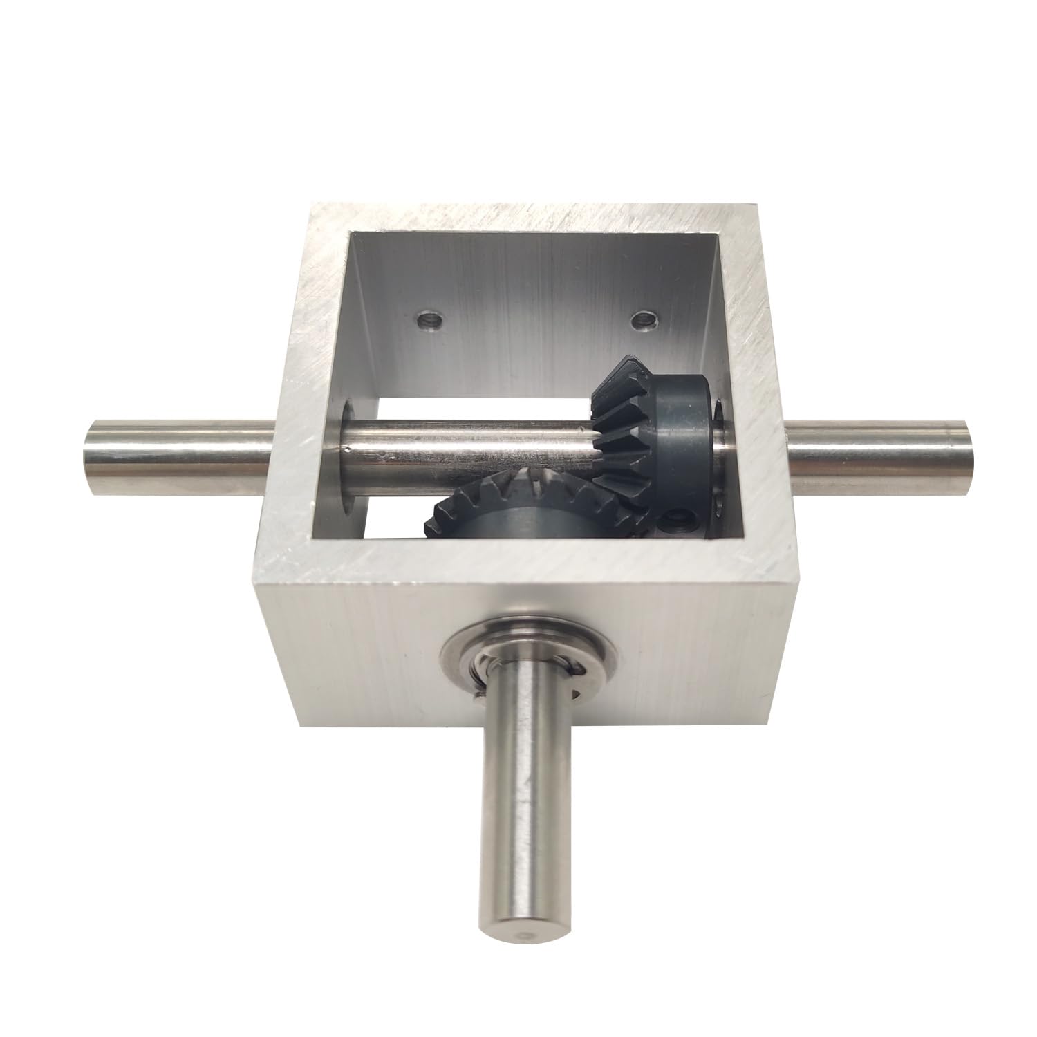 1:1 Right Angle Bevel Gearbox - 1.5 Module 20 Teeth 90° Angle Drive Steering Gear with 10mm Shaft - Perfect for DIY Robotics, RC Cars, and Mechanical Projects