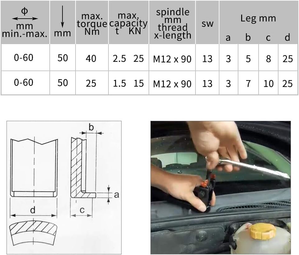 WFA450 Heavy Duty Adjustable Wiper Arm Puller Tool - Professional Battery Terminal Removal Kit for Car Windshield Wiper Replacement & Auto Repair | Perfect for Mechanics & DIY Enthusiasts