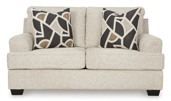 Heartcort Quartz Loveseat 4460435 - Modern 2-Person Sofa with Comfortable Cushions, Perfect for Living Room, Lounge, or Office Waiting Area