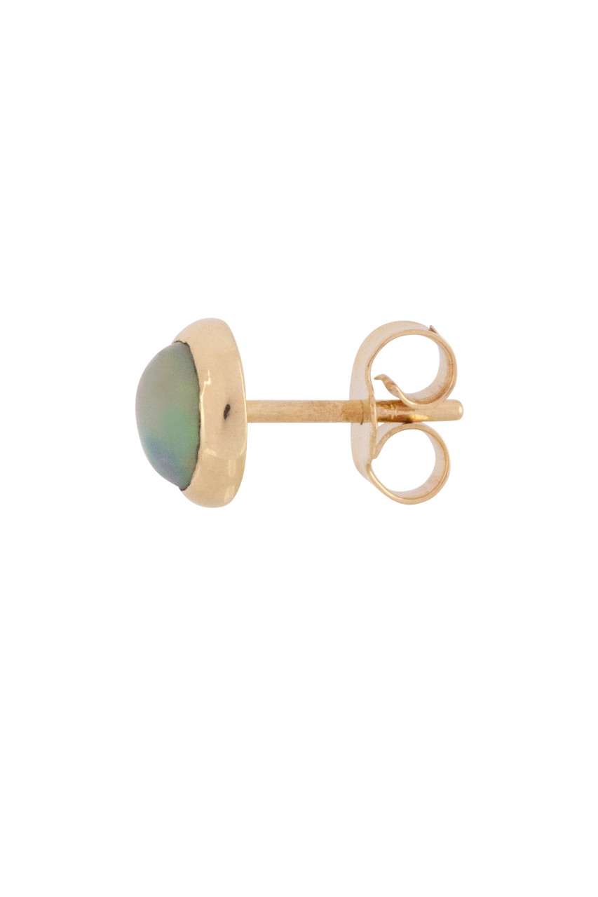 Opal Stud Earrings for Women - Genuine Natural Opal Stone Earrings - Hypoallergenic Sterling Silver Studs - Perfect for Everyday Wear, Gifts & Special Occasions