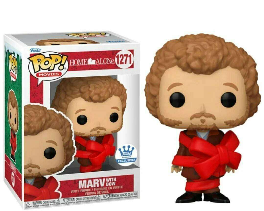 Home Alone Marv with Bow #1271 - Collectible Movie Figure for Fans, Christmas Decor, Gift Idea for Film Lovers