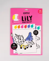 OMY Premium Watercolor Paint Kit - Lily Flower Painting Set for Kids & Adults | Perfect for DIY Art Projects, Home Decor & Gifts