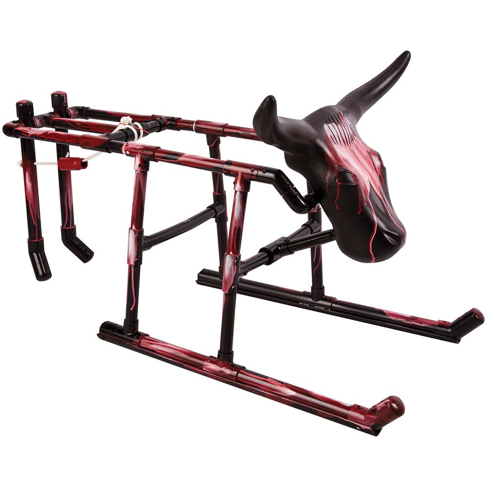 NRS The Dragsteer Roping Dummy - Red Rodeo Training Equipment for Horseback Riding & Western Sports Practice | Perfect for Ranch, Rodeo & Cowboy Training