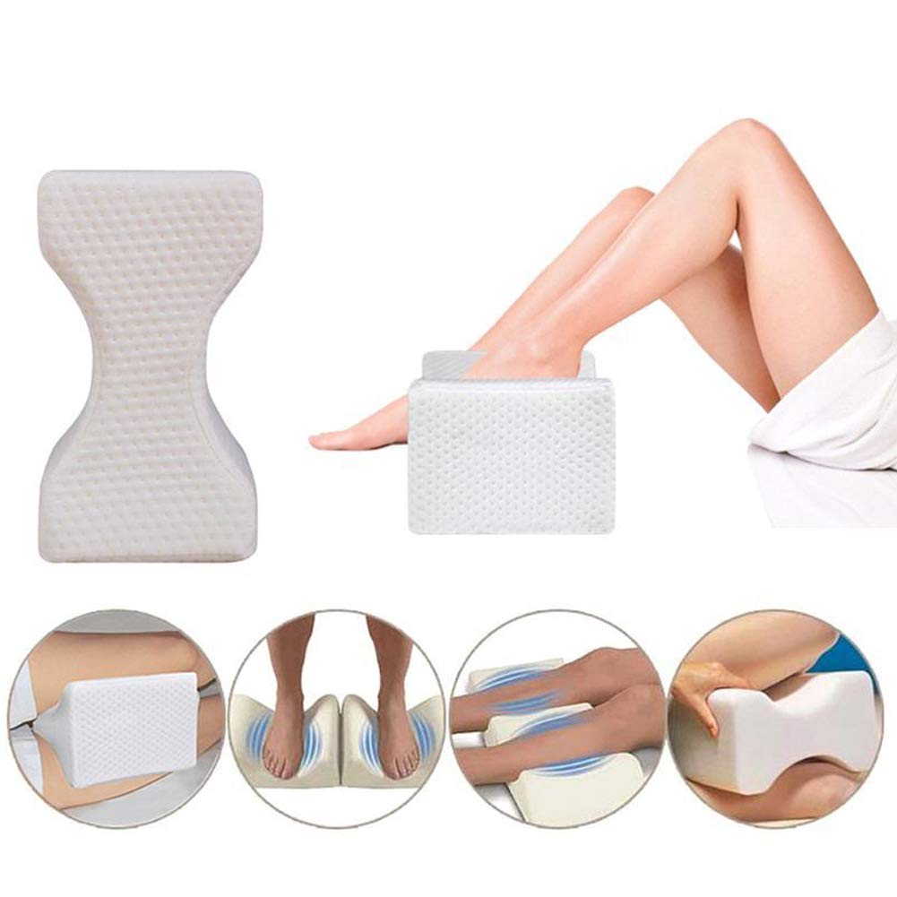 Orthopedic Knee Pillow for Side Sleepers - Memory Foam Knee Support Cushion with Contour Wedge Design - Relieves Pain & Improves Alignment for Back, Hip & Joint Comfort - Perfect for Sleeping, Post-Surgery Recovery & Pain Relief