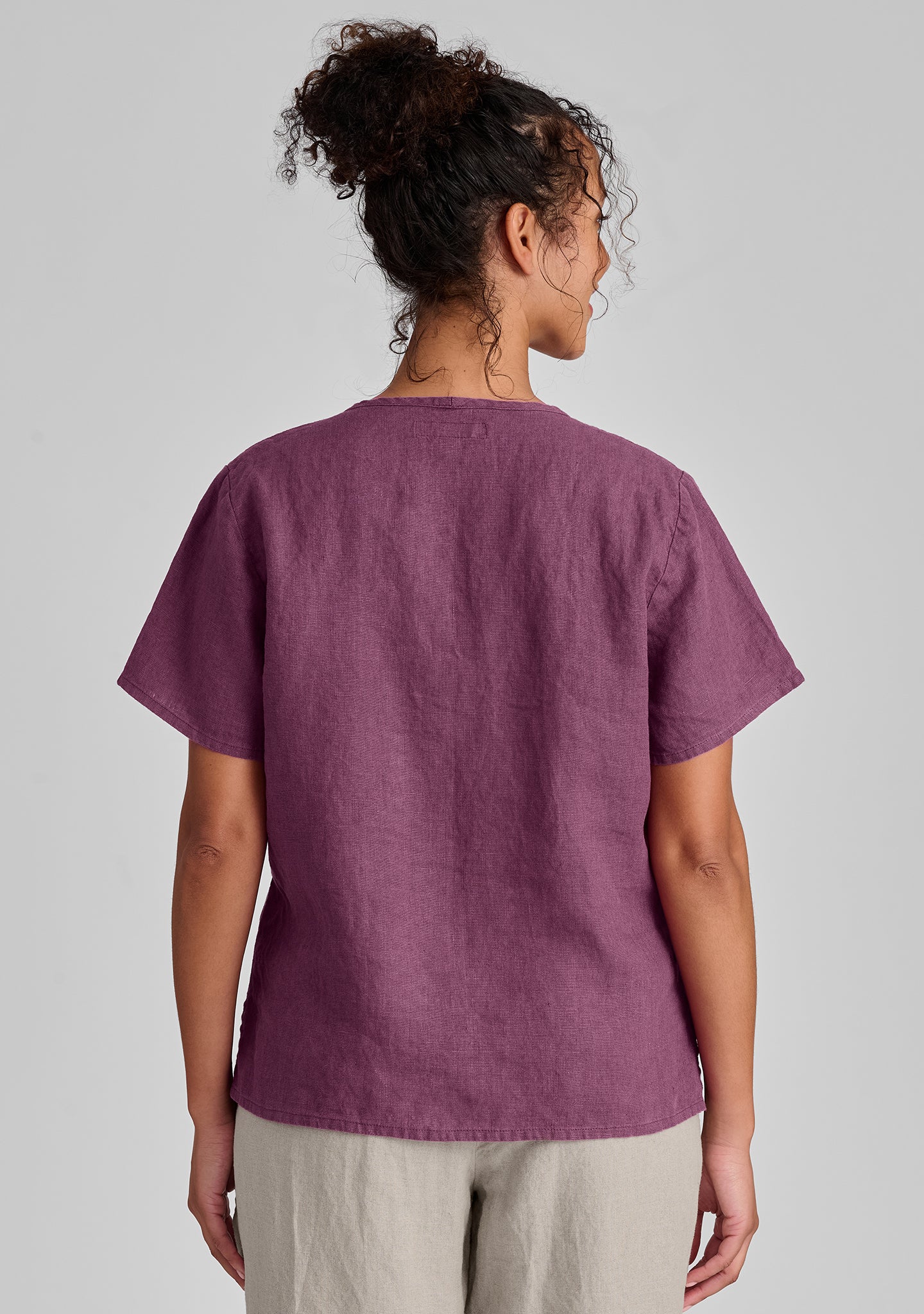 Premium Linen T-Shirt for Men & Women - Soft, Breathable & Comfortable Basic Tee - Final Sale - Perfect for Casual Wear, Summer Outfits & Layering