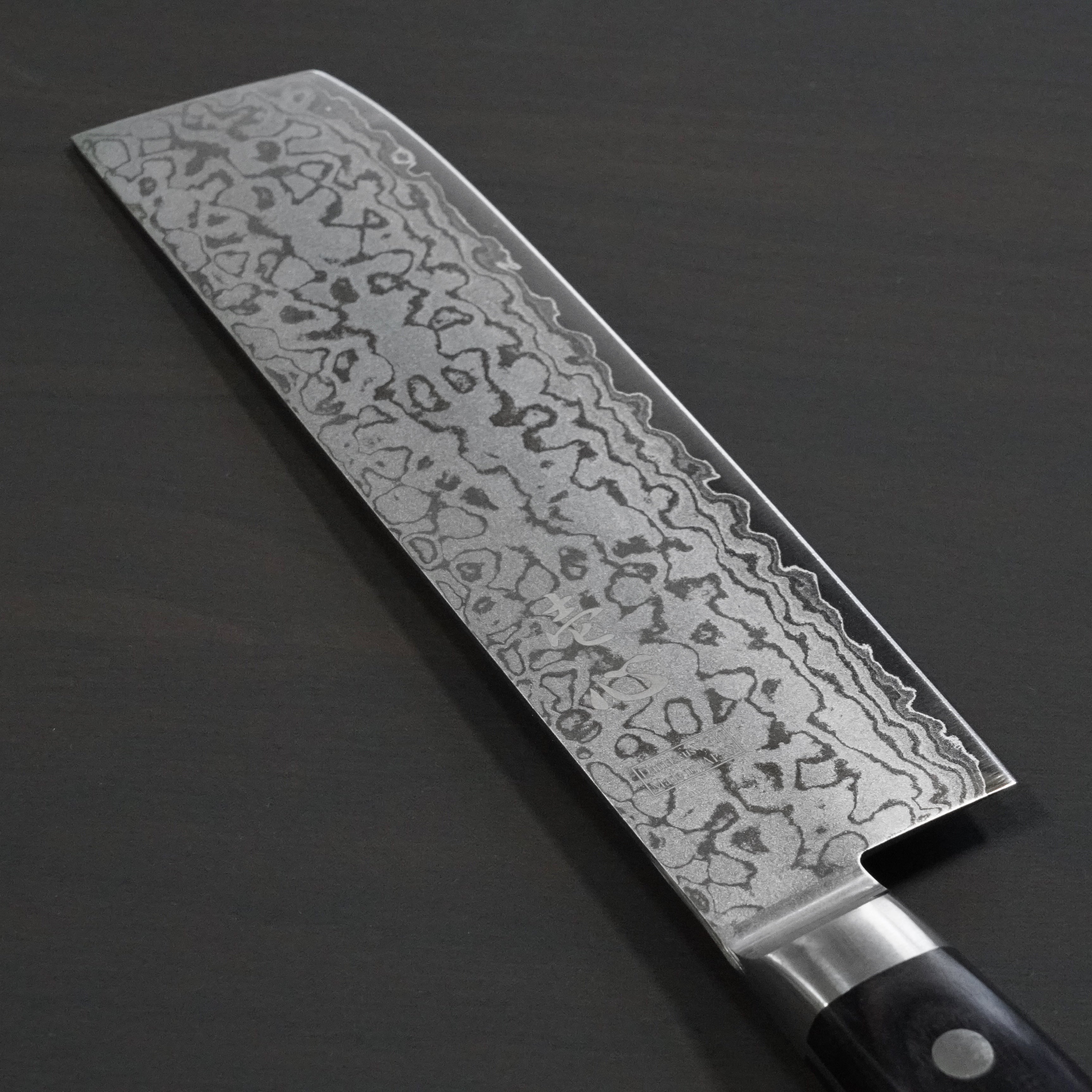 Premium Isshin Damascus VG10 Nakiri Knife 165mm - Japanese Vegetable & Herb Chopping Knife for Professional Chefs & Home Cooking