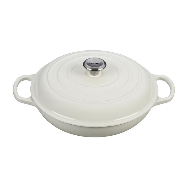 Le Creuset 3.5 Quart Enameled Cast Iron Braiser with Lid - Perfect for Searing, Braising & Slow Cooking | Oven & Stovetop Safe | Ideal for Family Dinners & Entertaining