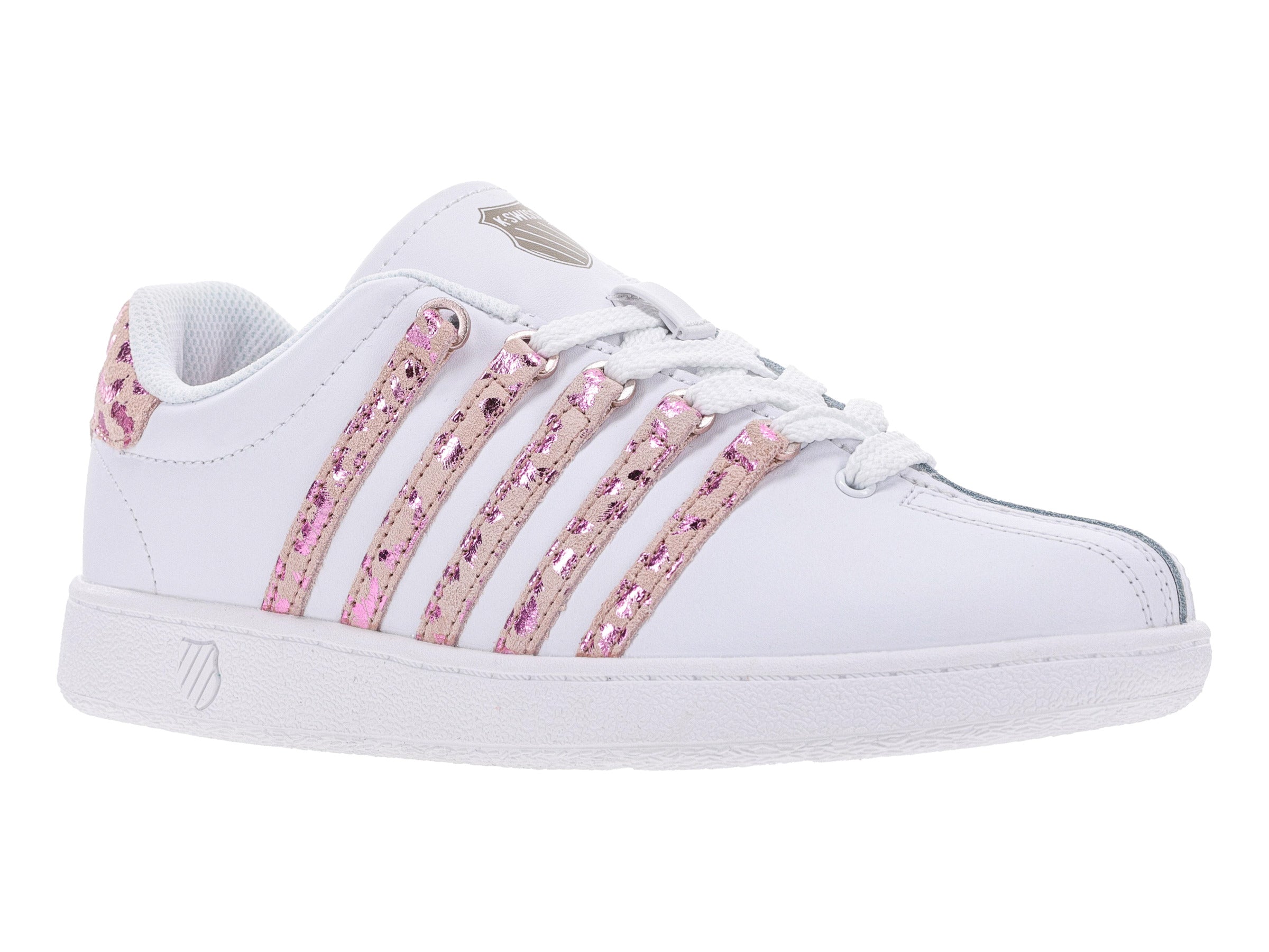 Classic VN Sneakers for Women - White, Pink, Cheetah & Rose Gold Color Options | Comfortable Casual Shoes for Walking, Gym & Everyday Wear