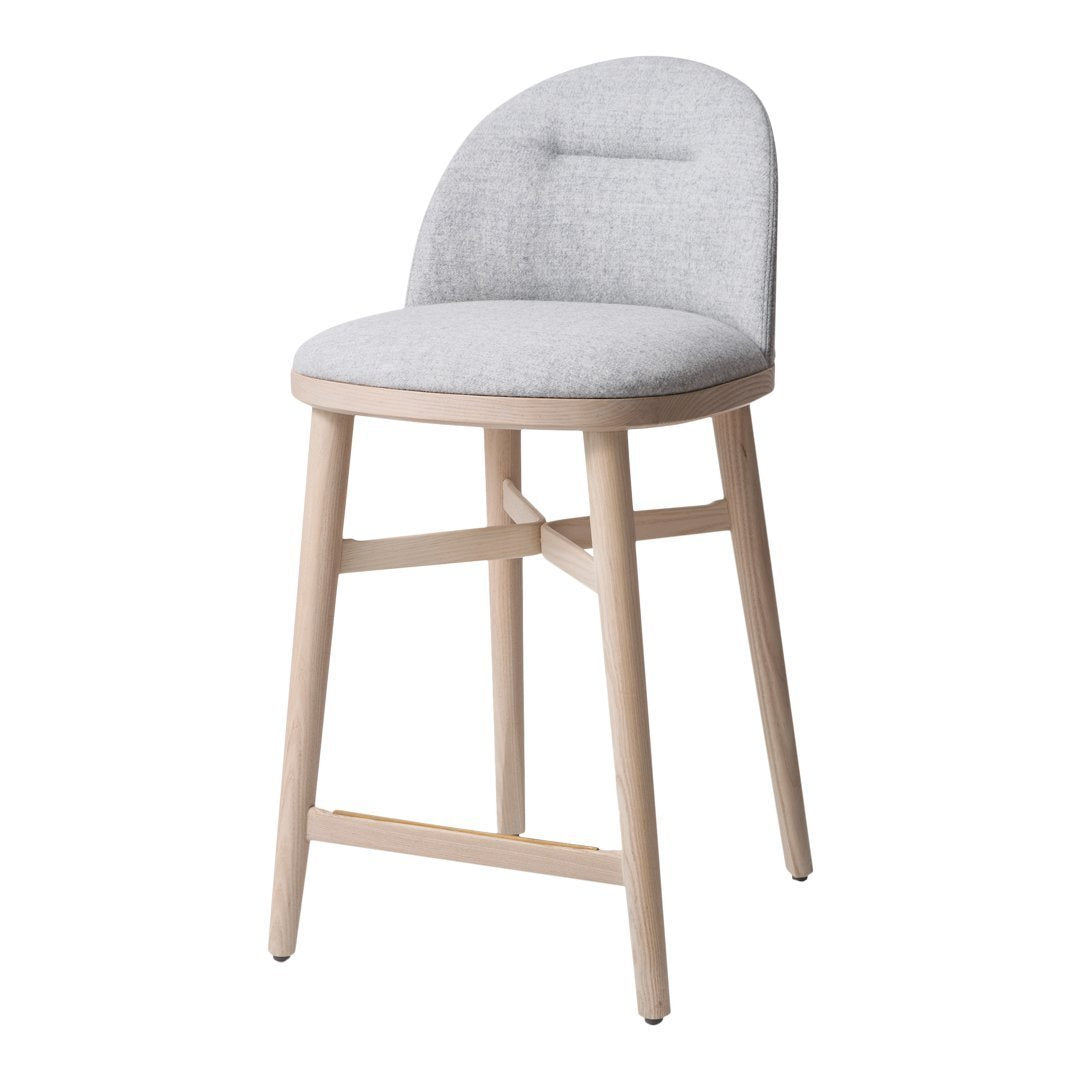 Stylish Bund Counter Chair - Modern Bar Stool for Kitchen Island, Breakfast Nook & Home Bar - Adjustable Height & Comfortable Seating