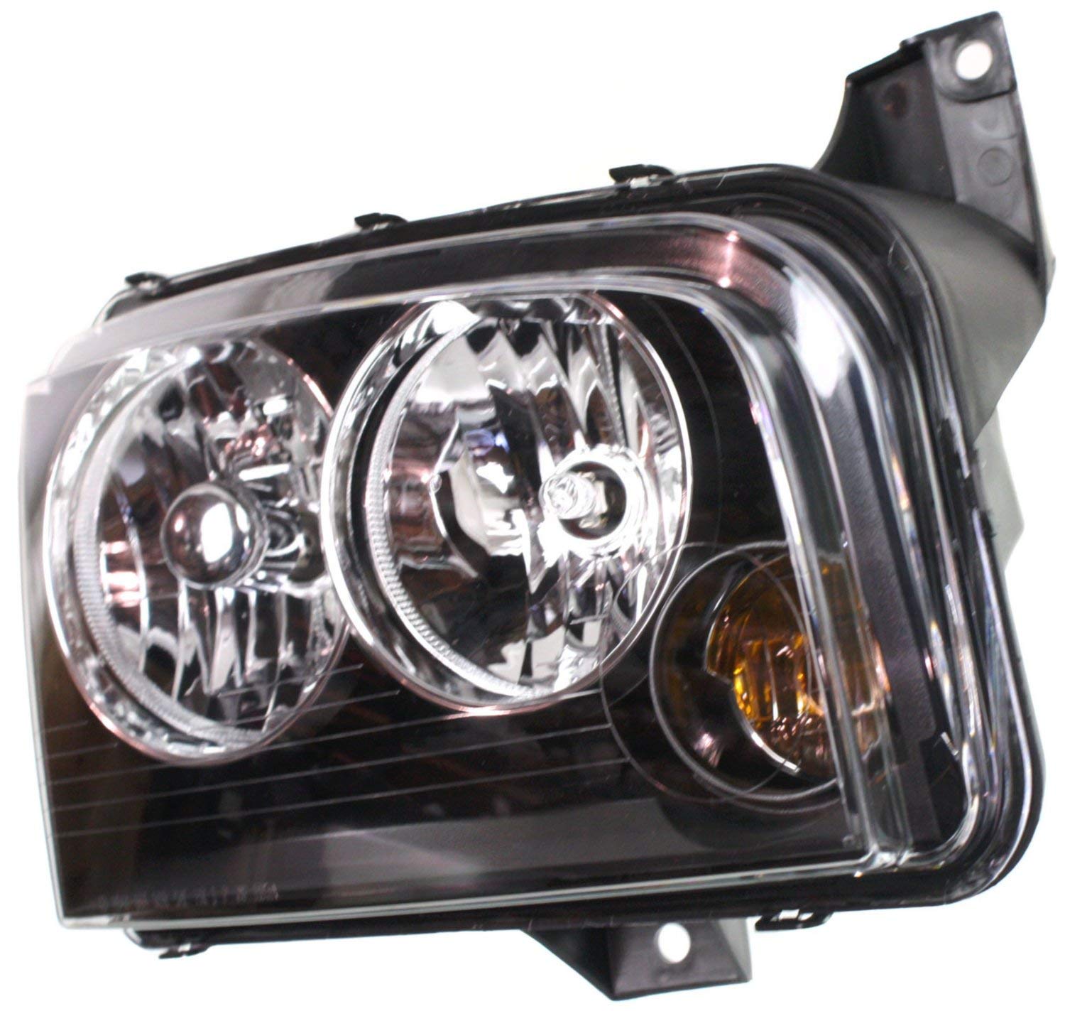 Garage-Pro Driver & Passenger Side Headlight Assembly for 2006-2007 Dodge Charger | Halogen Replacement with Bulbs | Fits Models Produced Before Nov 2006 | Replaces OEM Part# 4806164AF/4806165AF | Perfect for Night Driving & Auto Restoration Projects